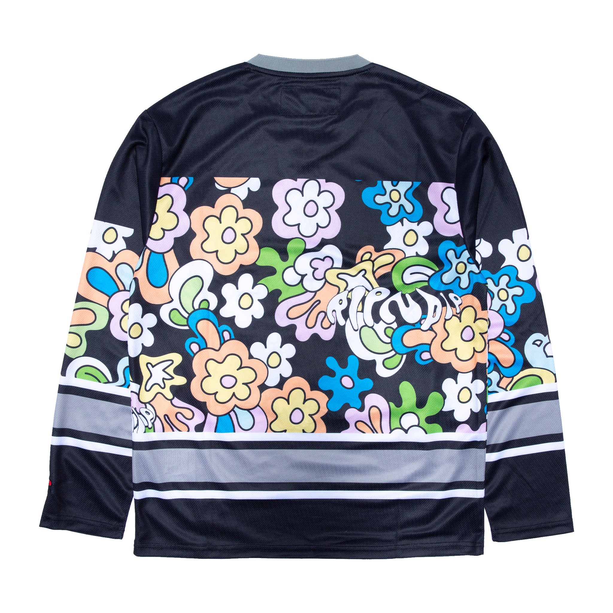  Flower Child Hockey Jersey (Black)、mySite、merchandisen