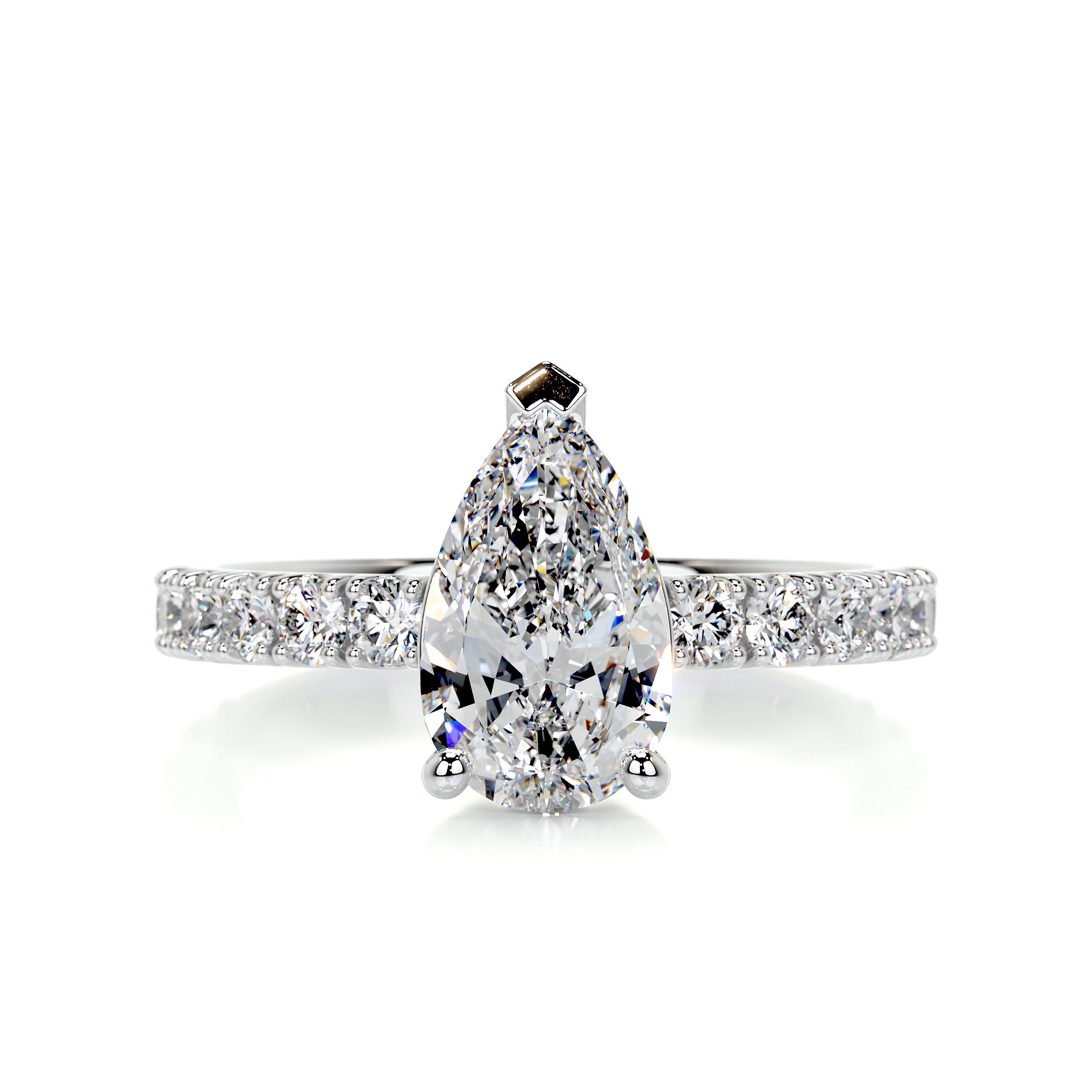 Hailey Moissanite & Diamond Ring -Platinum、mySite、hinf8tx79