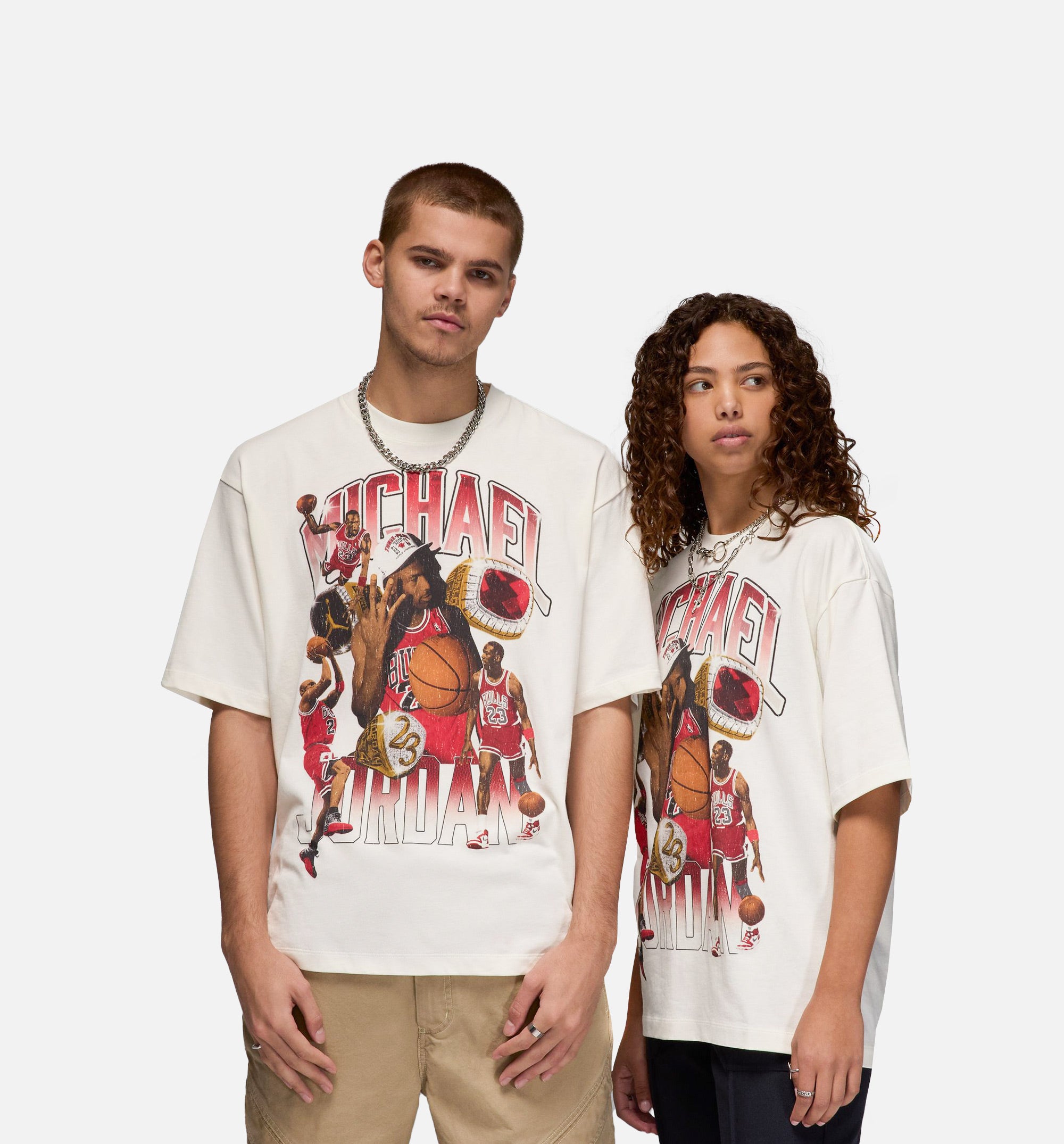 Flight Fleece 23 Michael Mens Short Sleeve Shirt - Sail/Red、mySite、dreamappss