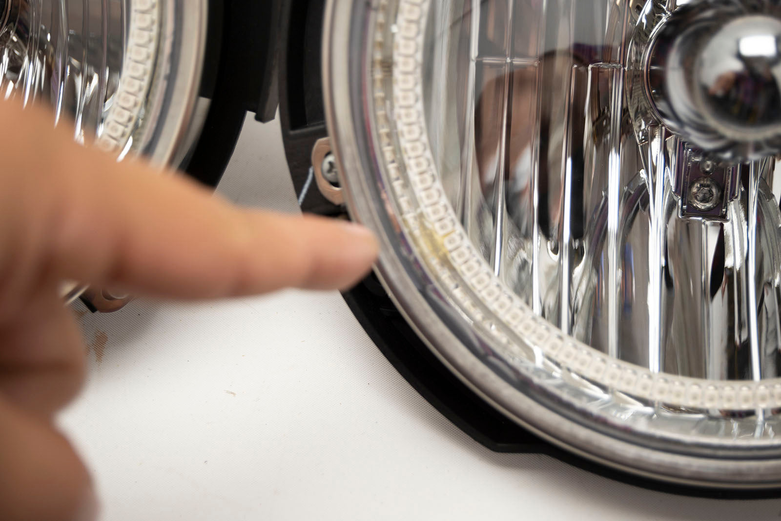 2007-16 Jeep Wrangler JK Headlights - ORACLE Purple/UV SMD Halos Pre-Installed、mySite、nflplayoffbracketp