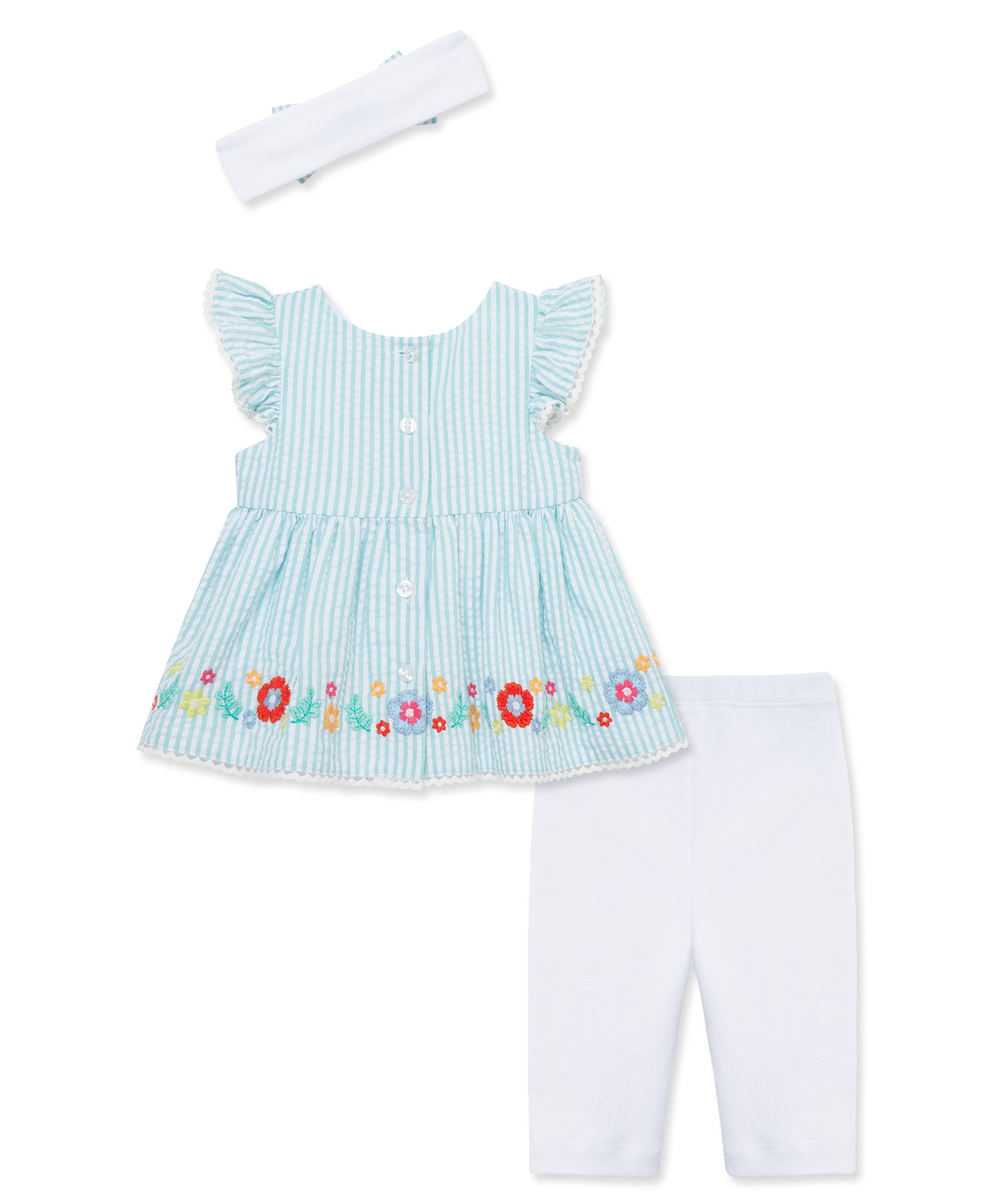  Happy Flowers Woven Tunic Set (12M-24M)、mySite、layawaytickets