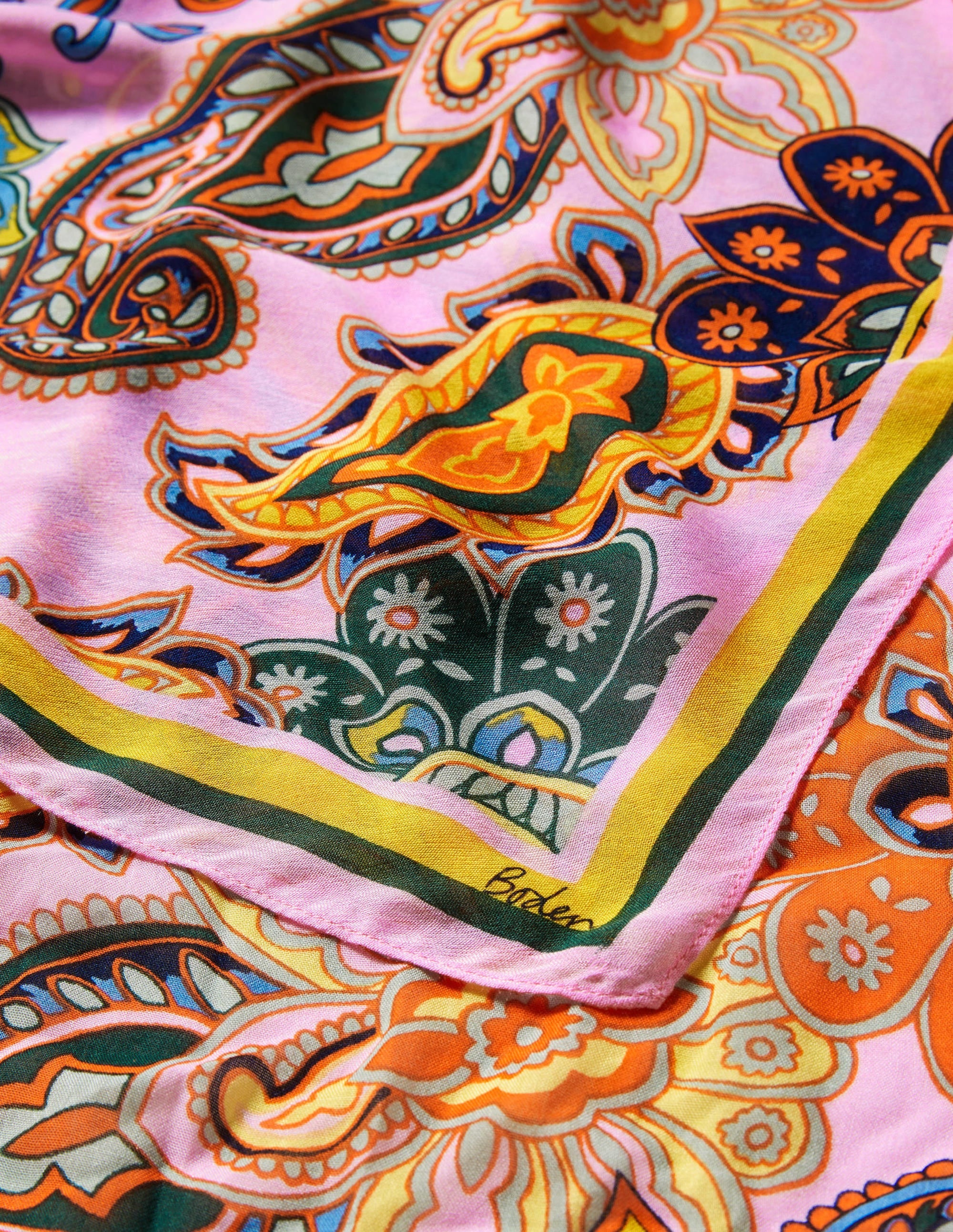  Printed Modal Scarf-Cherry Blossom, Paisley Charm、mySite、ashleygrahame