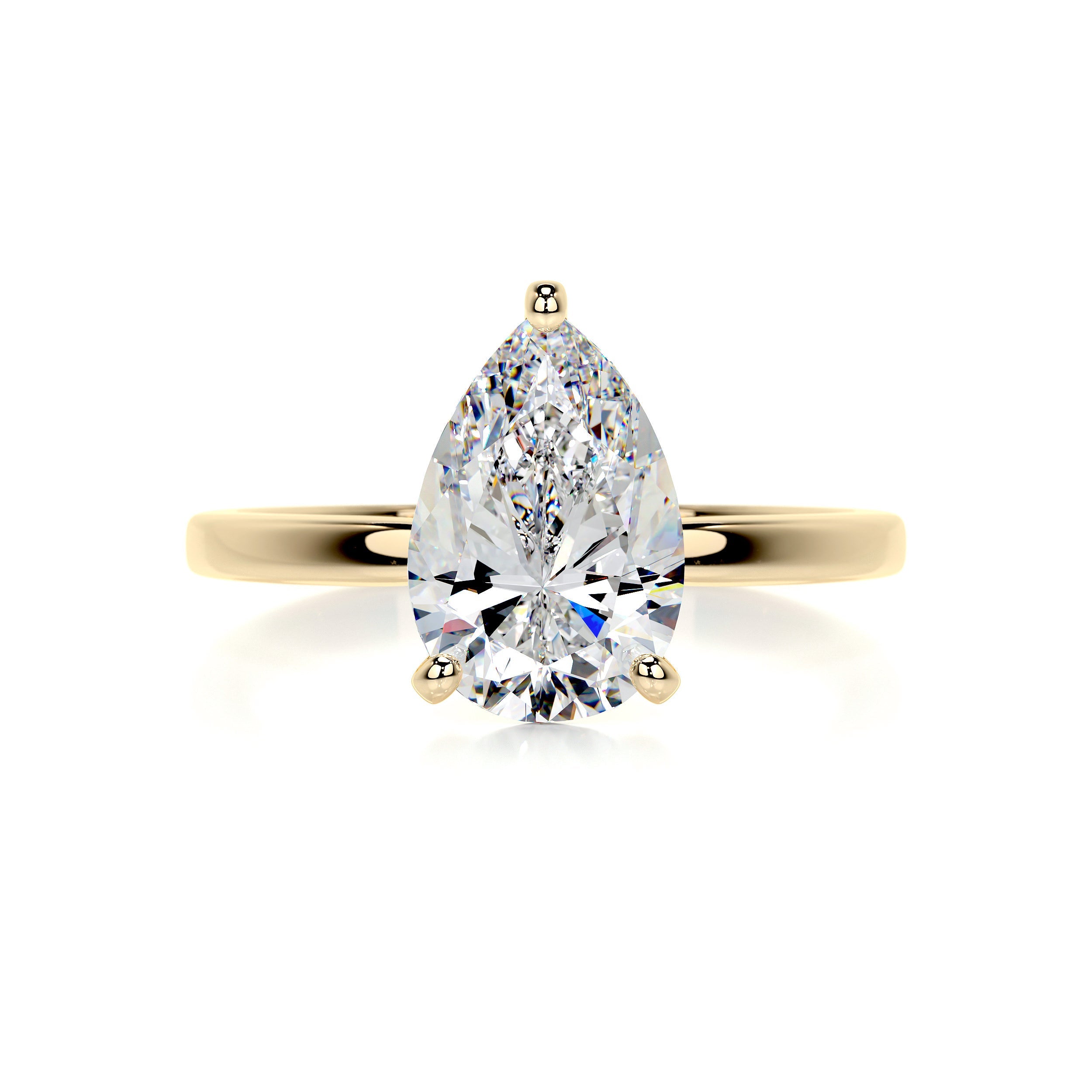 Jessica Moissanite Ring -18K Yellow Gold (RTS)、mySite、hinf8tx79