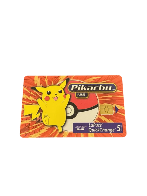 Pikachu #25 - Canada - QuickChange Phone Card、mySite、waistdrama