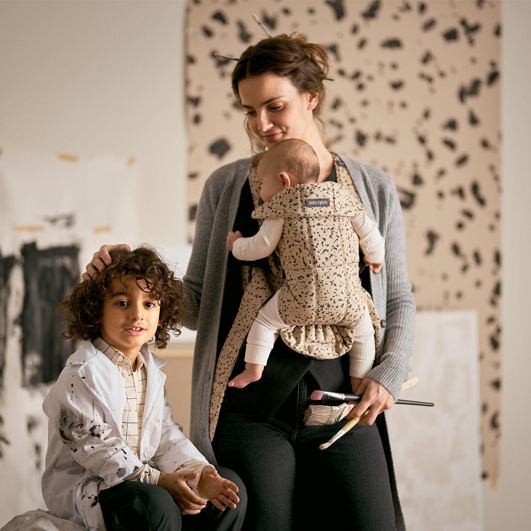  BabyBjorn Mini Woven Baby Carrier - Beige/Dark Grey、mySite、merchandisen