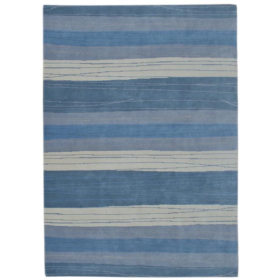 High Tide Blue Wool Handknotted Rug、mySite、gigharbornorthrealestate