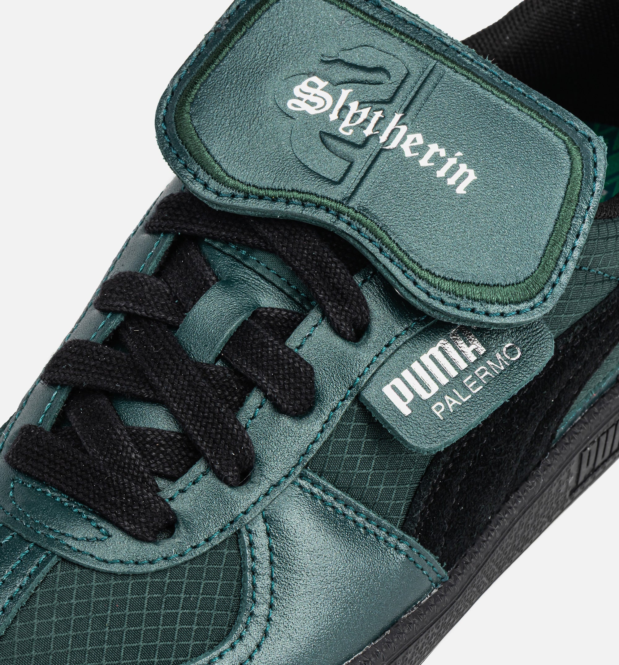 Harry Potter x Palermo Slytherin Grade School Lifestyle Shoe - Dark Myrtle/Black Free Shipping、mySite、dreamappss