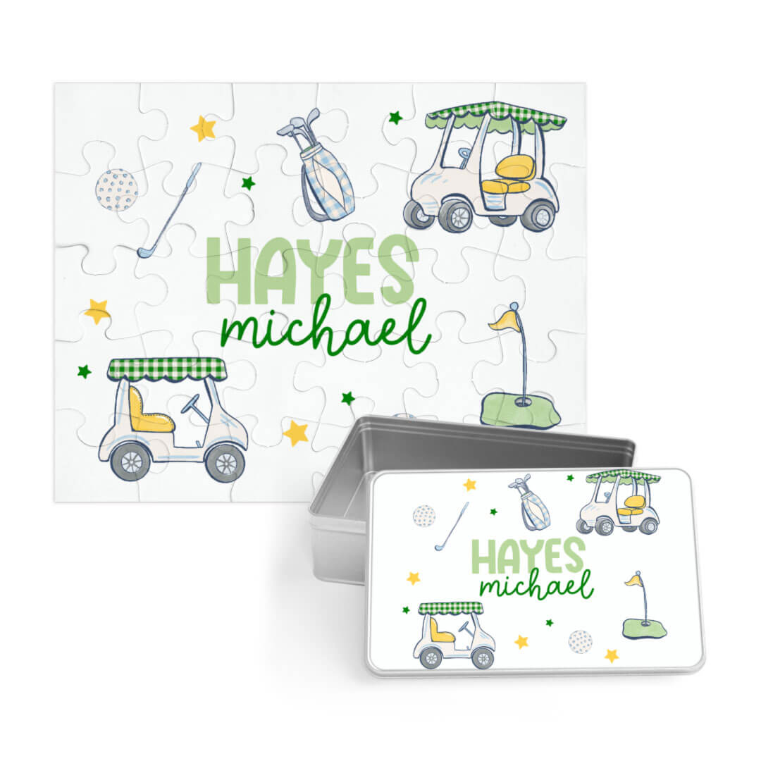  Kids Personalized 30 Piece Puzzle | Country Club Cuties Blue、mySite、layawaytickets