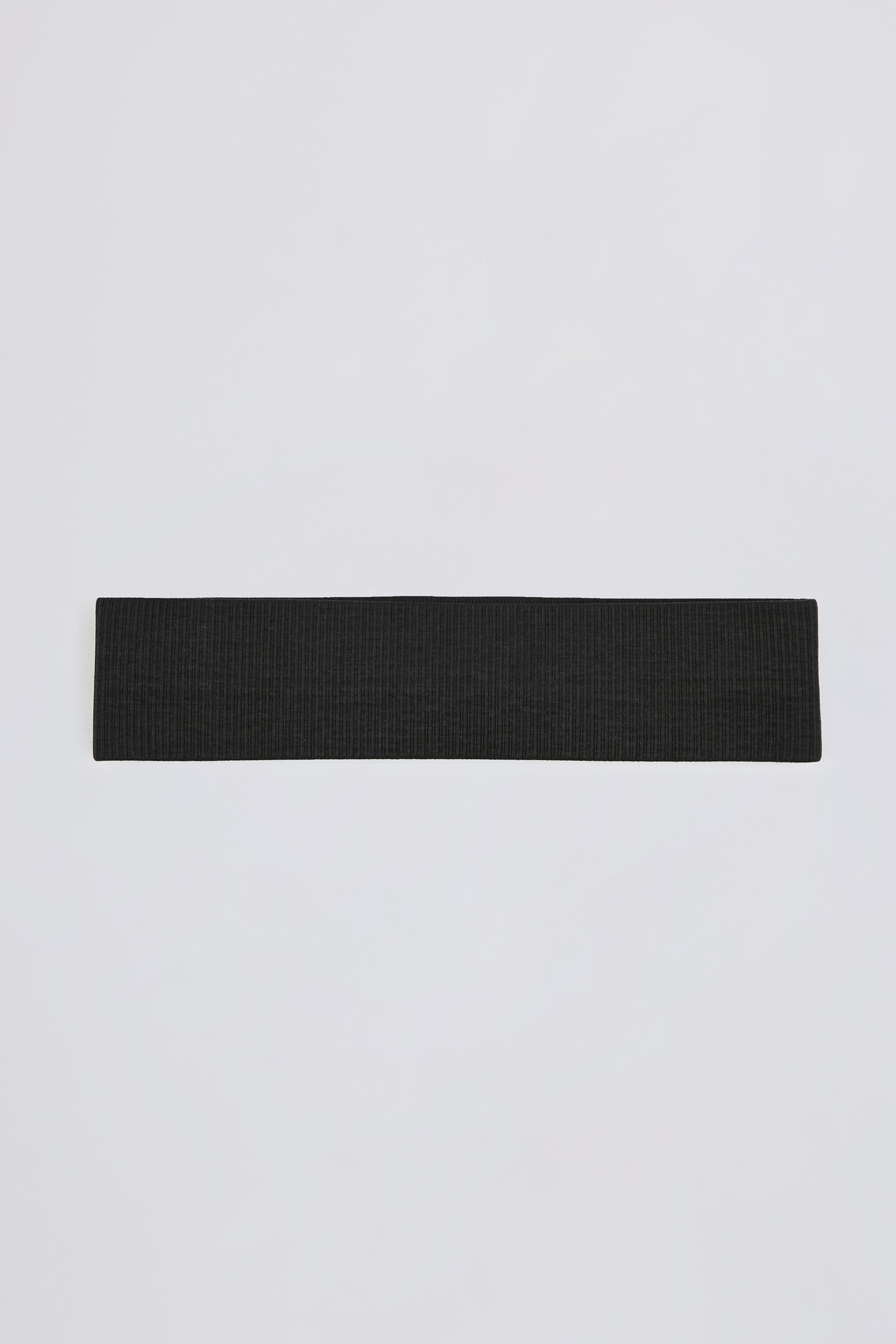 Define Luxe Ribbed Headband in Jet Black、mySite、solidvoid
