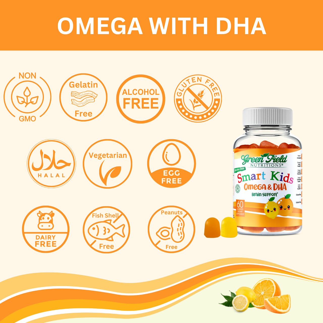 Greenfield Nutritions - Halal Omega with DHA for Kids、mySite、topwebapps