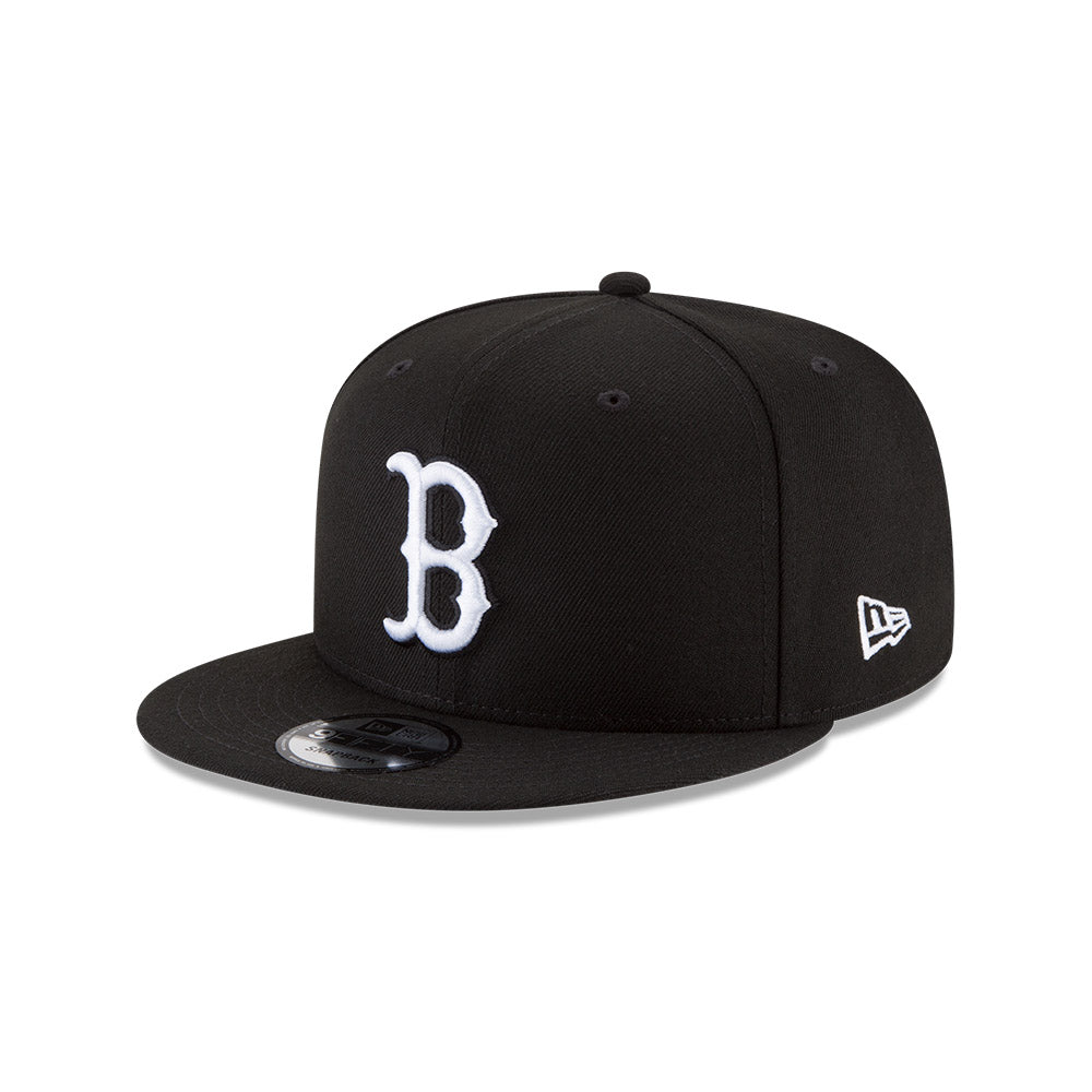 Boston Red Sox New Era Black/White 9FIFTY Snapback Hat、mySite、vikingsvslions