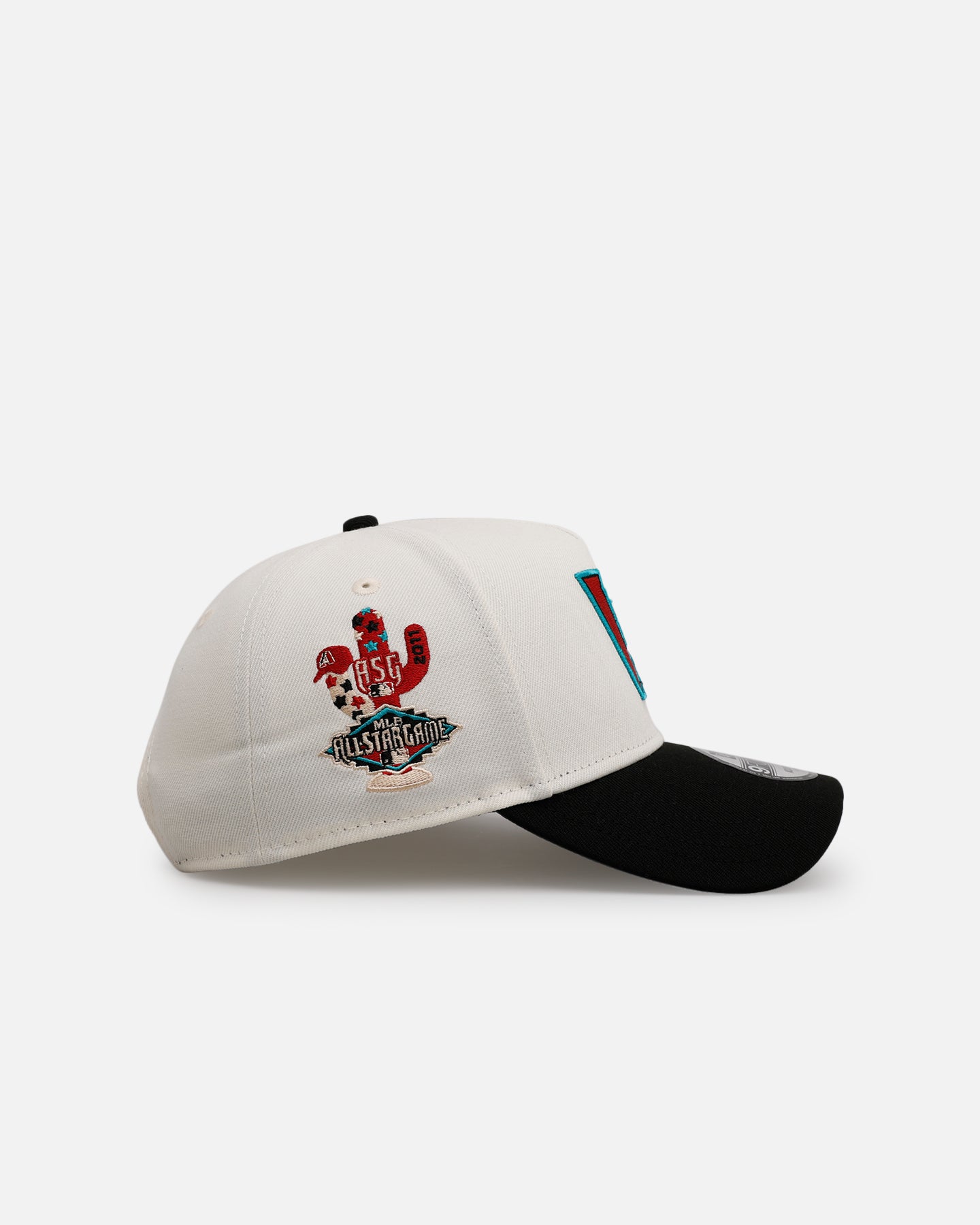 New Era Arizona Diamondbacks 'Team Color Visor' 9FORTY A-Frame Snapback Chrome/Official Team Color、mySite、zt4zffjzw