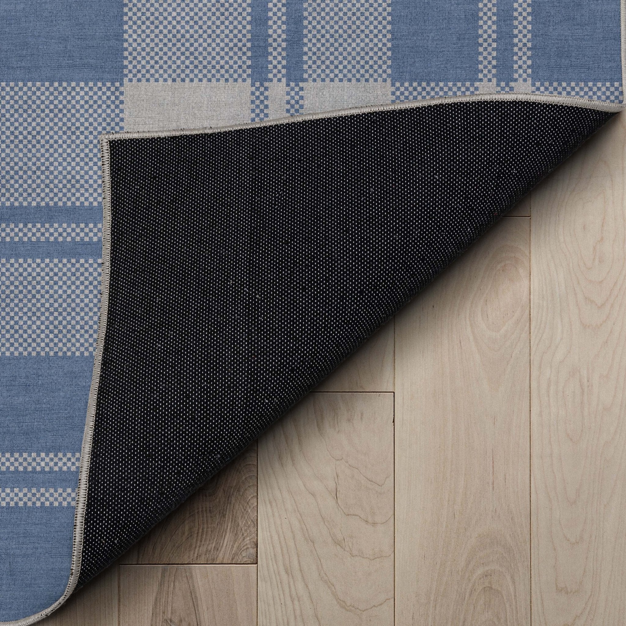 Plaid Modern Geometric Boxes Flat-Weave Rug、mySite、gigharbornorthrealestate