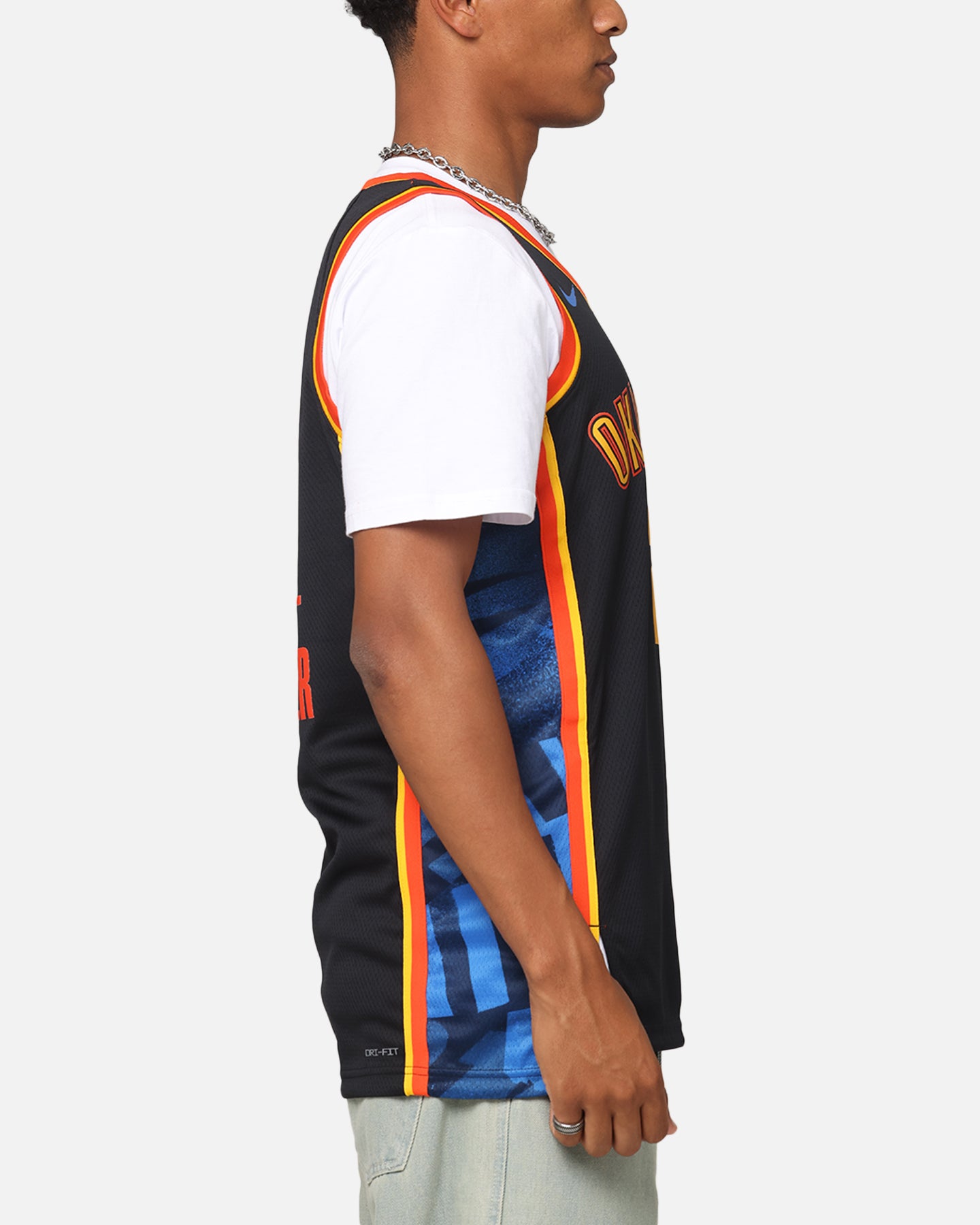 Nike Shai Gilgeous-Alexander Oklahoma City Thunder #2 City Edition 2024/25 Nike Dri-Fit NBA Swingman Jersey Black、mySite、zt4zffjzw