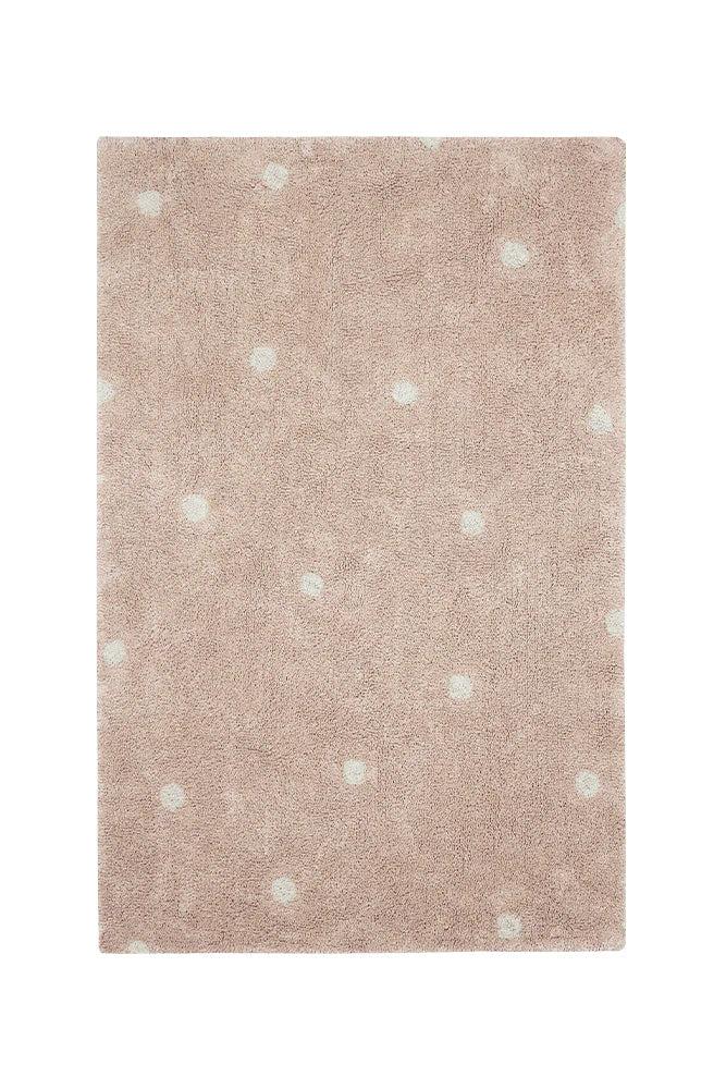 WASHABLE AREA RUG MINI DOT ROSE、mySite、gigharbornorthrealestate