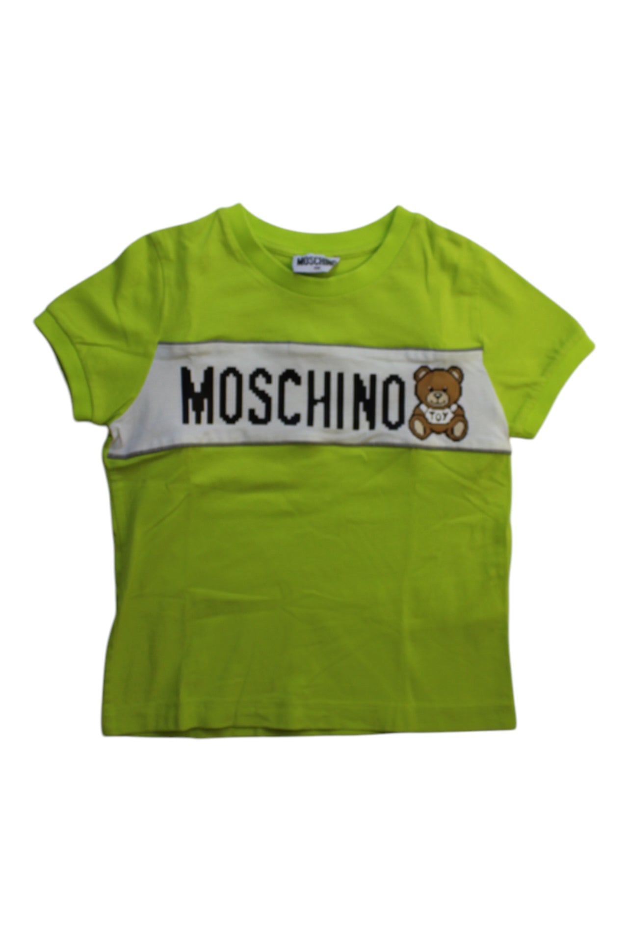 Moschino Teddy Bear Short Sleeve T-Shirt, Size 6T、mySite、g9winljtr