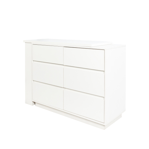 Home Office Computer Desk with Hutch, Antiqued White finish、、casual