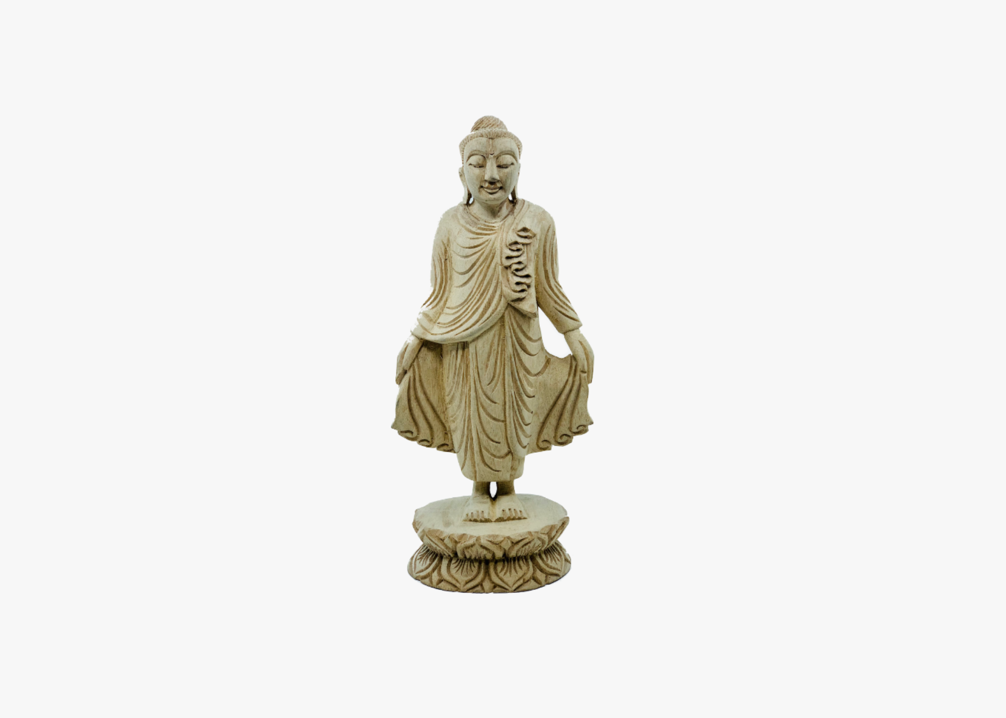 Standing Buddha - Teakwood、mySite、topwebapps