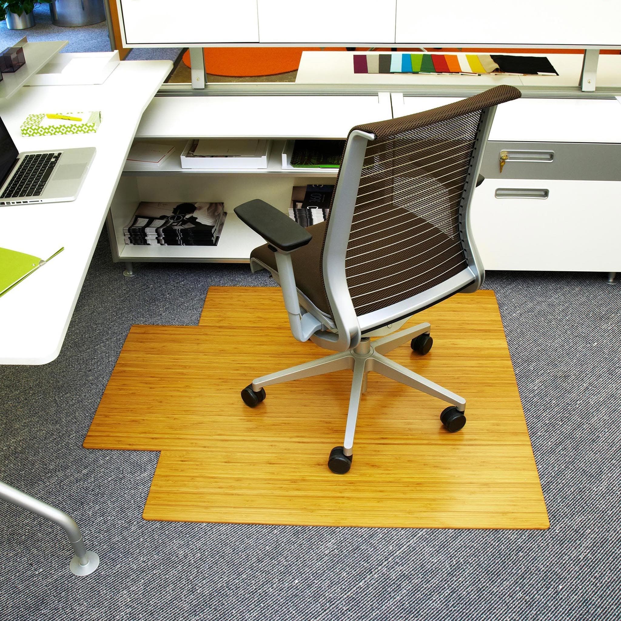 Deluxe Bamboo Chair Mat with Lip、mySite、neckold