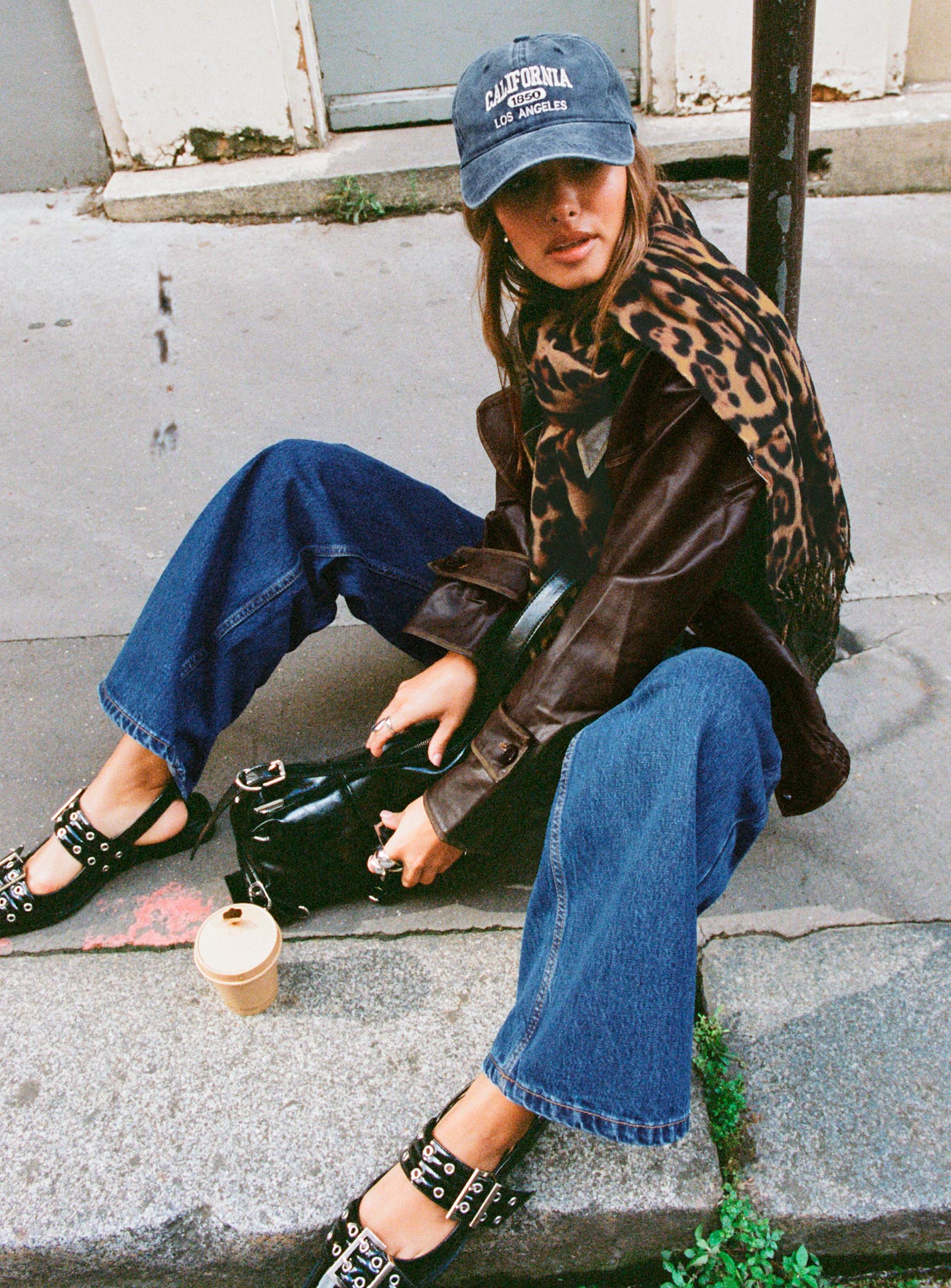 Shima Low Rise Slouch Jeans Mid Wash、mySite、solidvoid