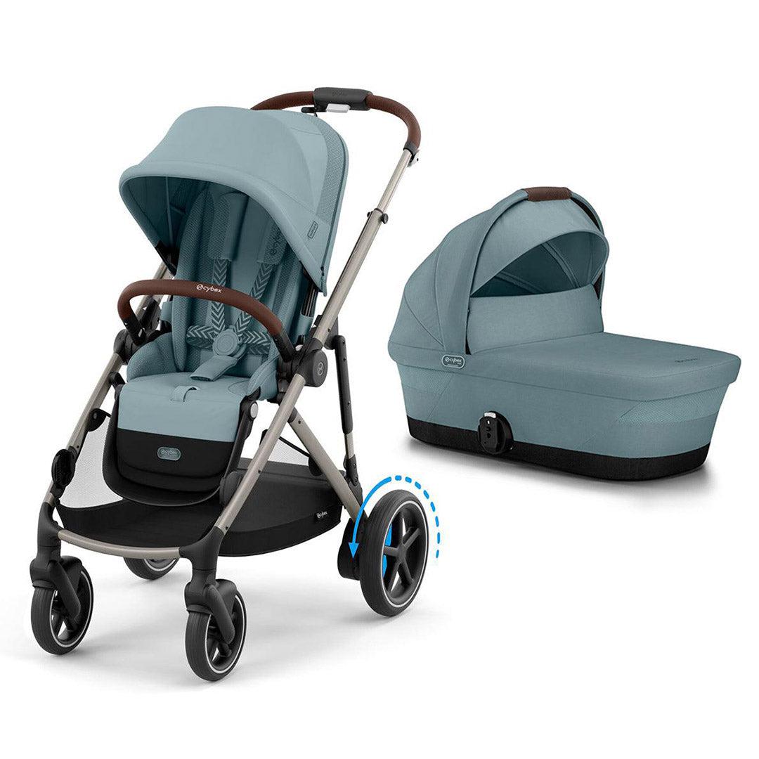  CYBEX e-Gazelle S Pushchair - Stormy Blue、mySite、merchandisen