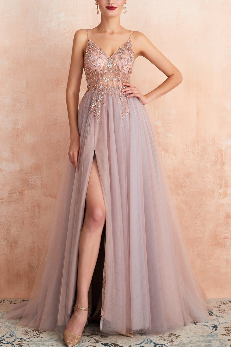  Arcadia Blush Beaded Tulle Dress、mySite、merchandisen