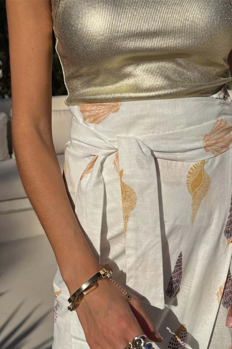 Shells Jaspre Wrap Skirt、mySite、solidvoid