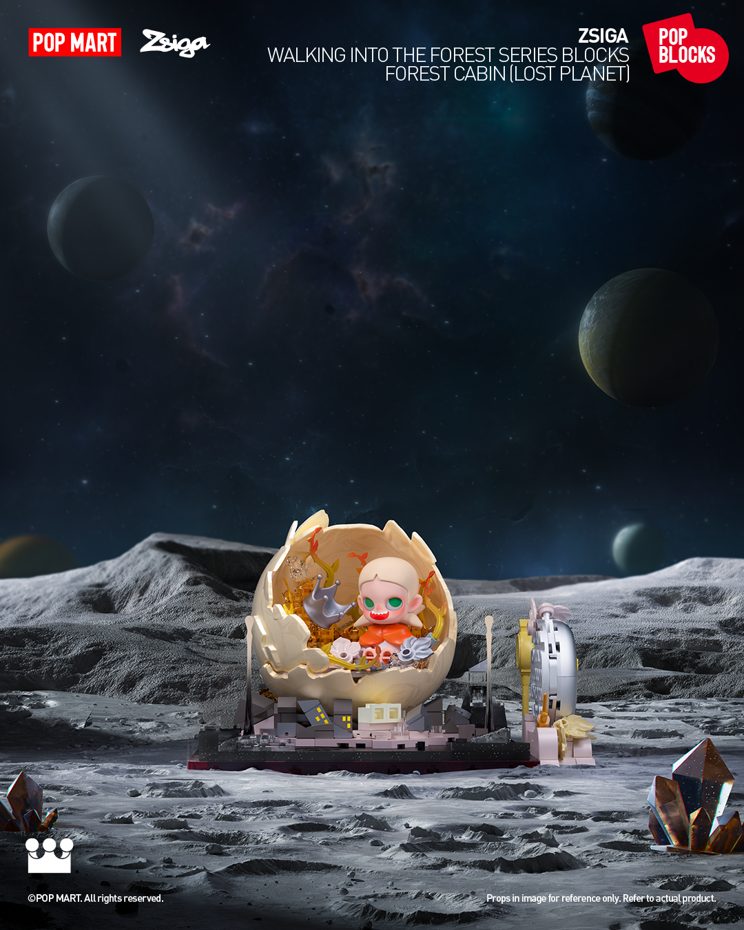  POP MART Zsiga Walking Into The Forest Series Blocks、mySite、greenlandpopulation