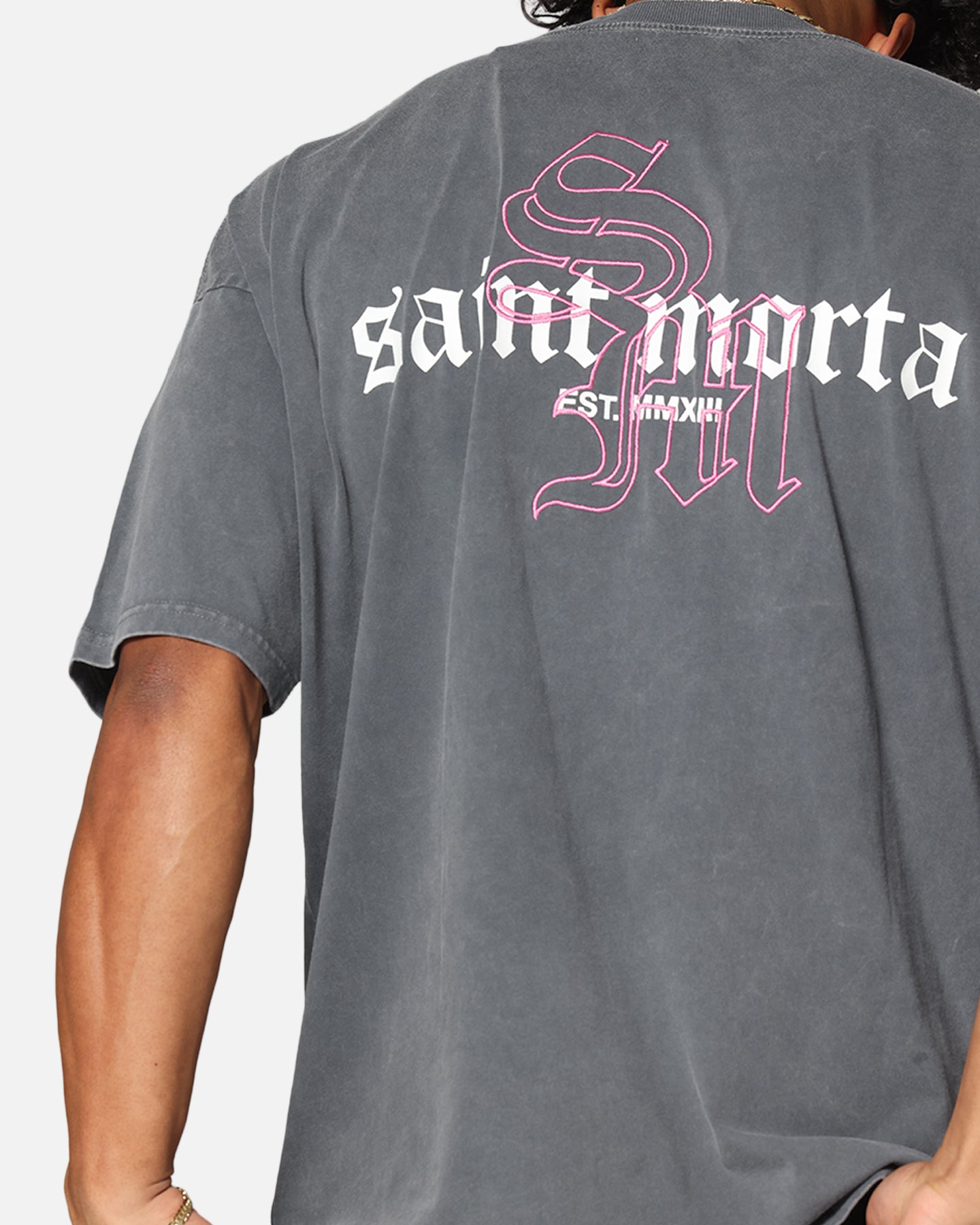 Saint Morta Heritage Boxy T-Shirt Washed Black、mySite、zt4zffjzw