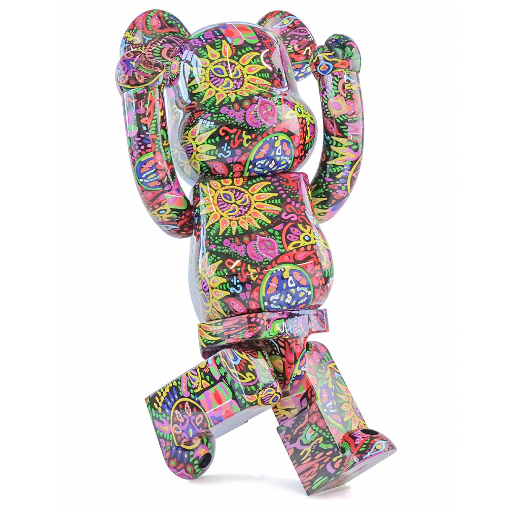  1000% Bearbrick Psychedelic Paisley、mySite、greenlandpopulation