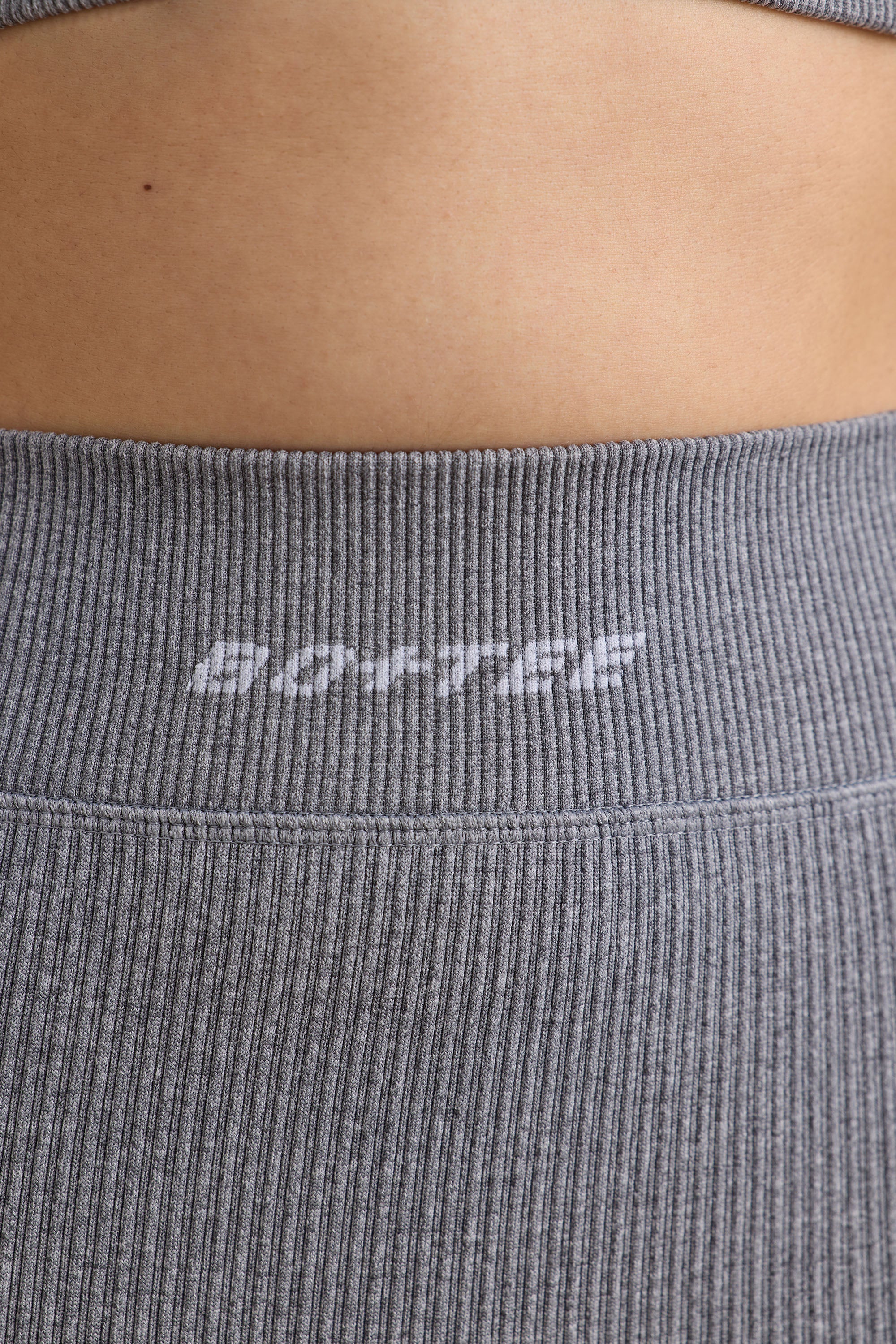 FlexiRib Mini Shorts in Grey Melange、mySite、solidvoid