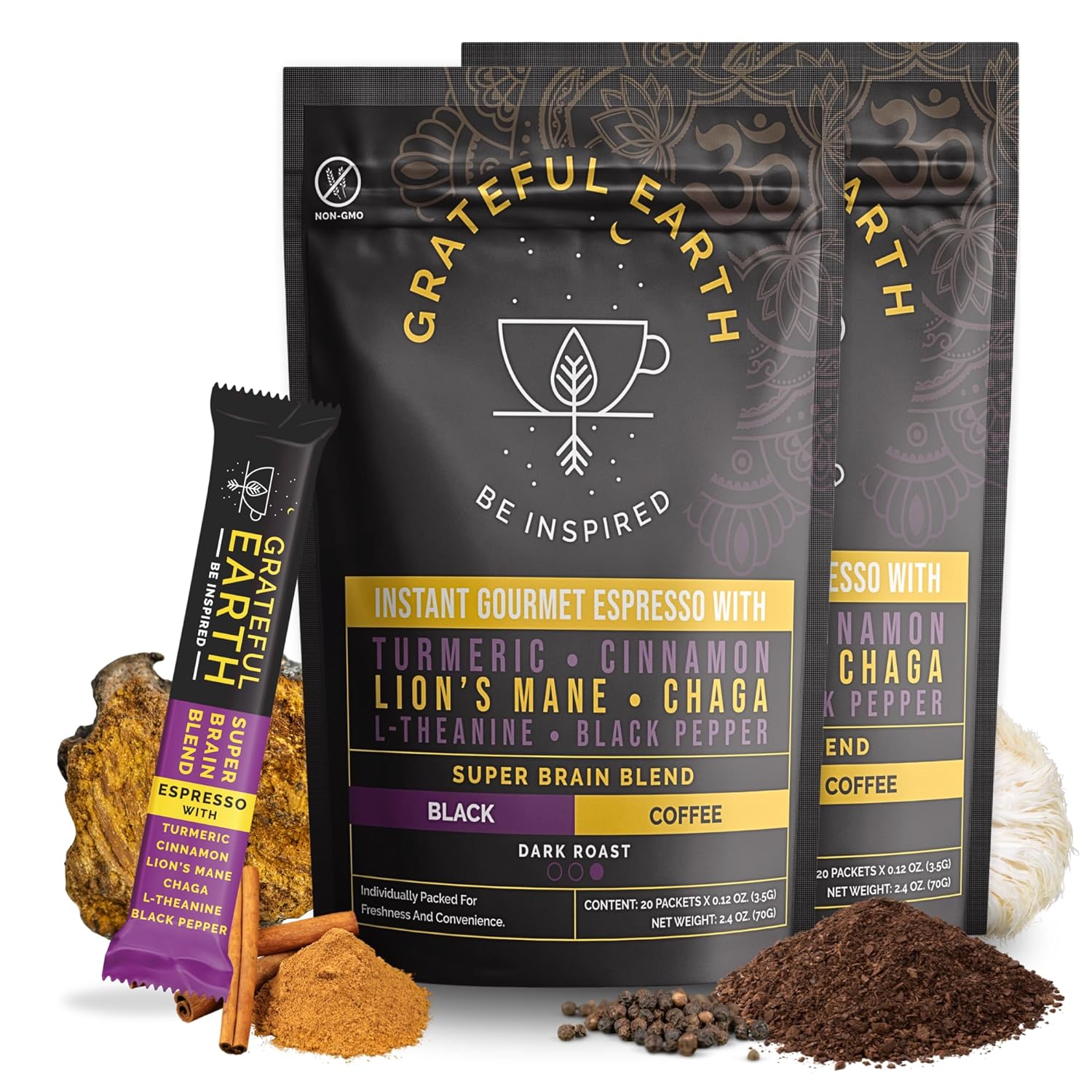 BUNDLE | Two Super Brain Coffees | Dark Roast | 6 Nootropics、mySite、gigharbornorthrealestate