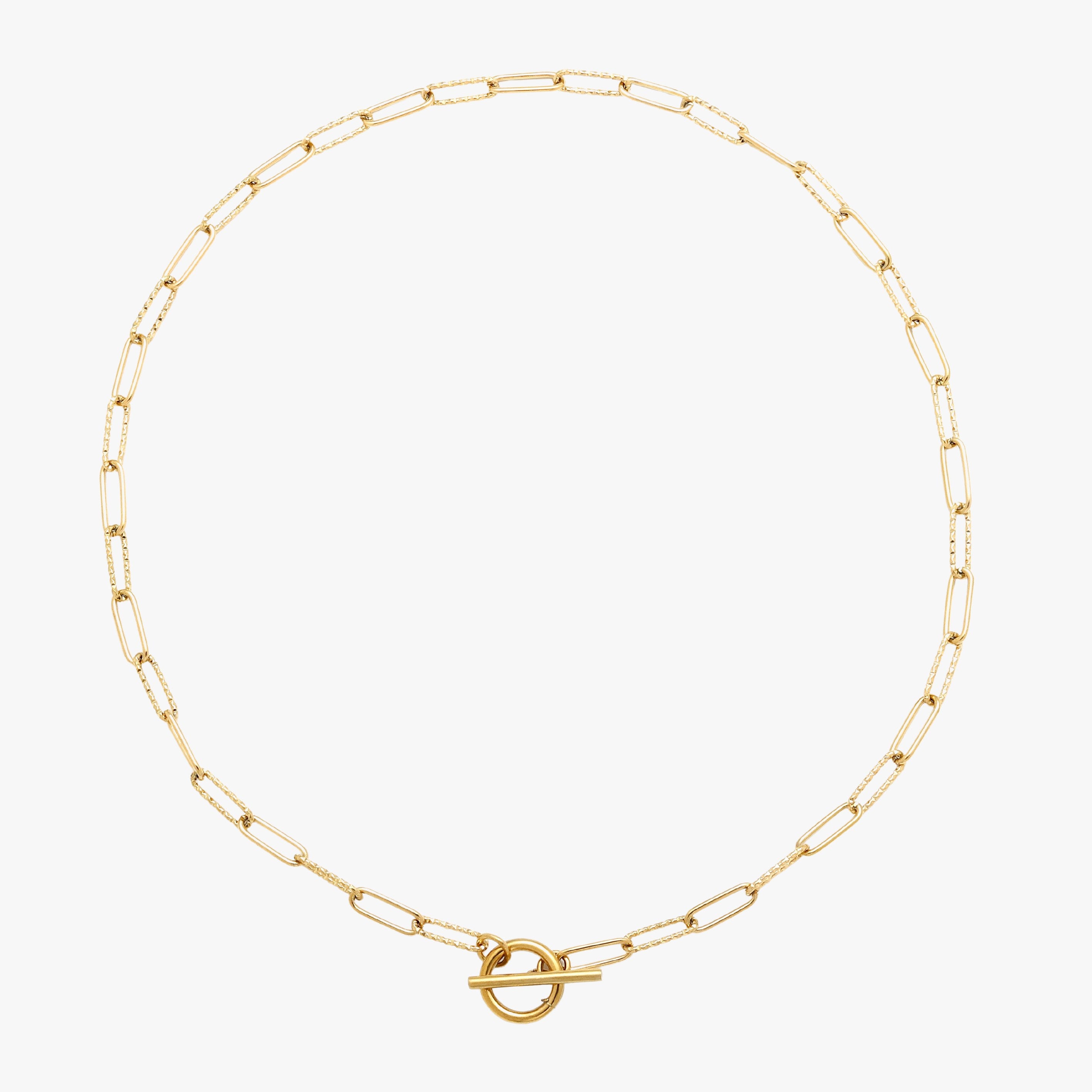 Paperclip Toggle Necklace、mySite、hinf8tx79