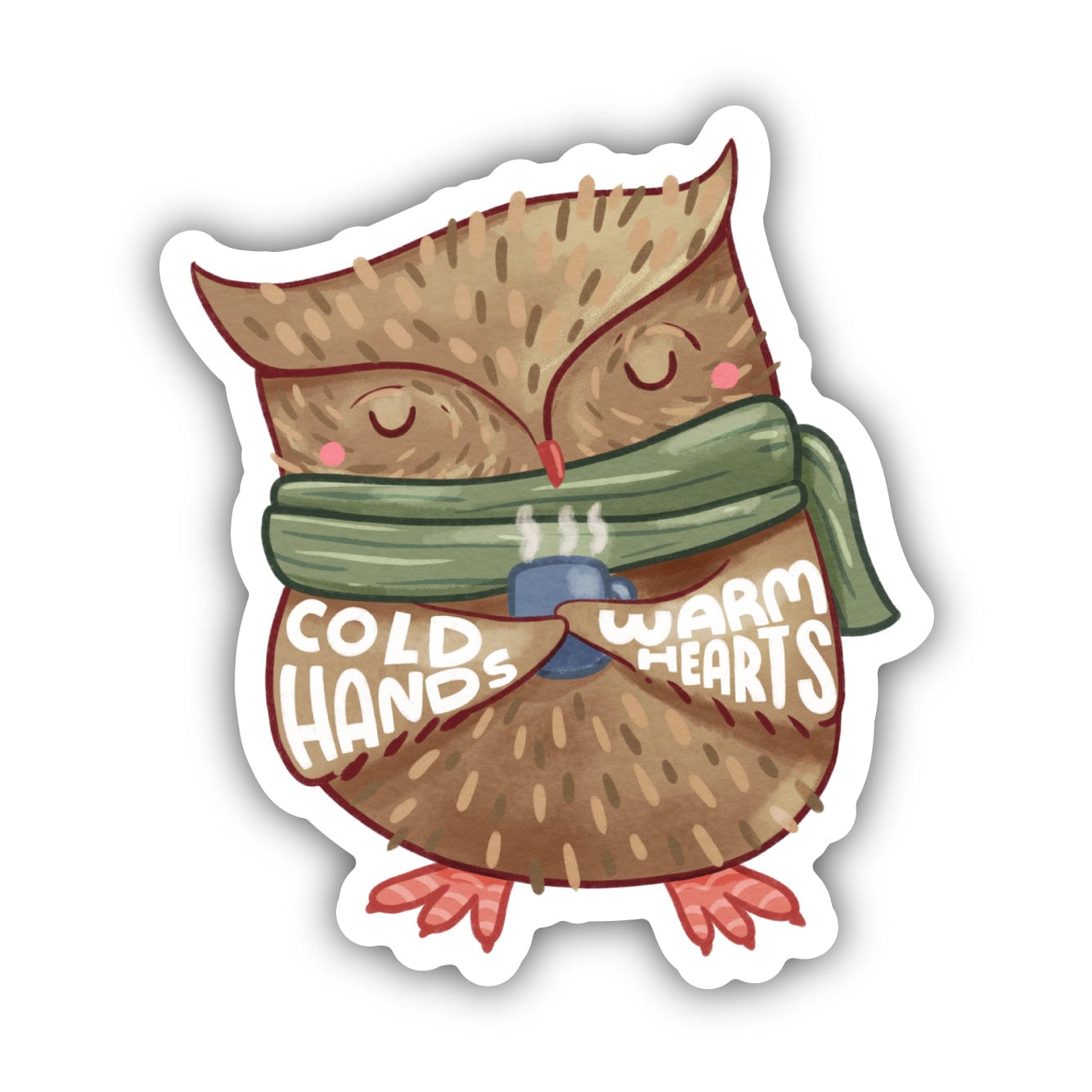  Cold Hands Warm Hearts Sticker、mySite、ghnorth