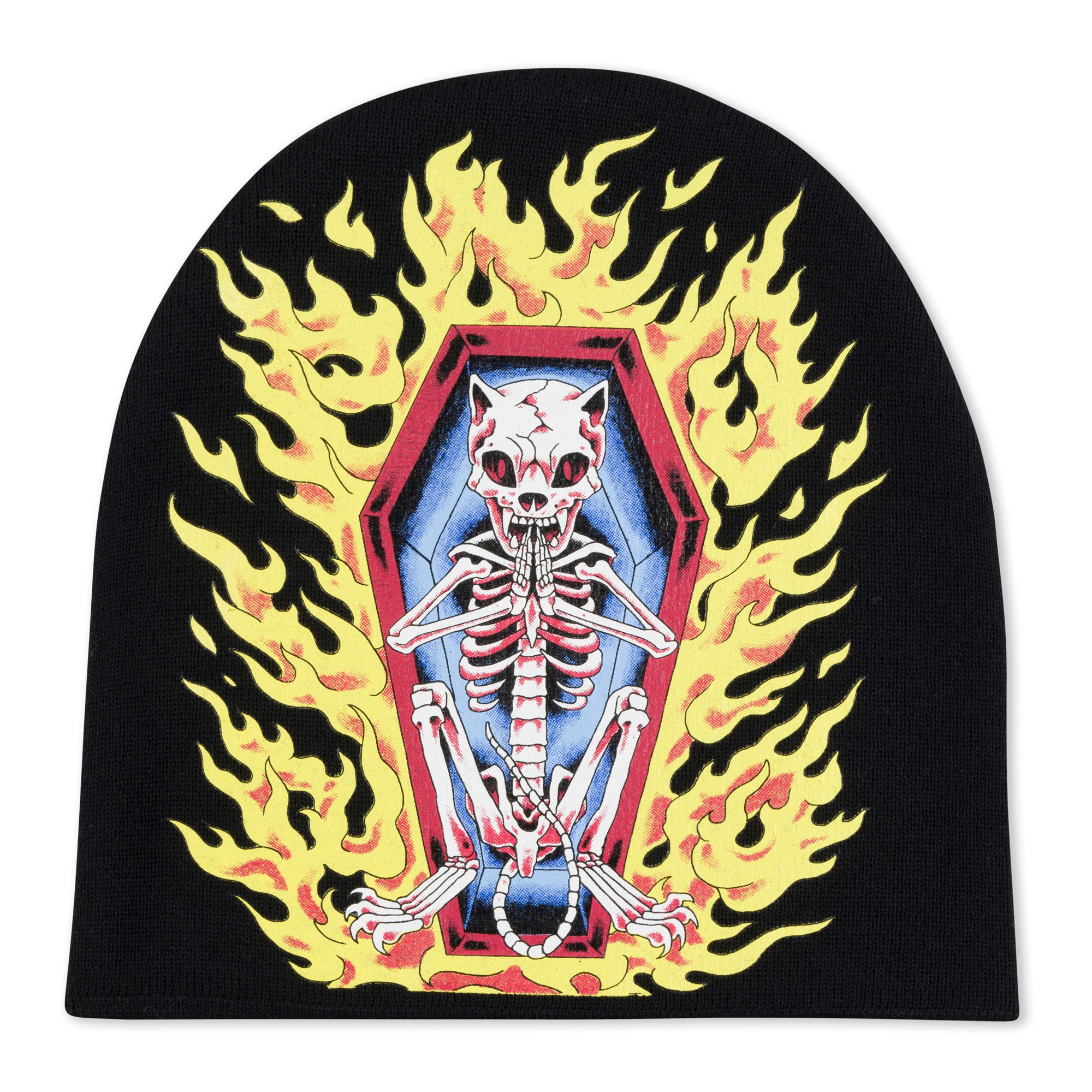  Burn In Heck Beanie (Black)、mySite、merchandisen