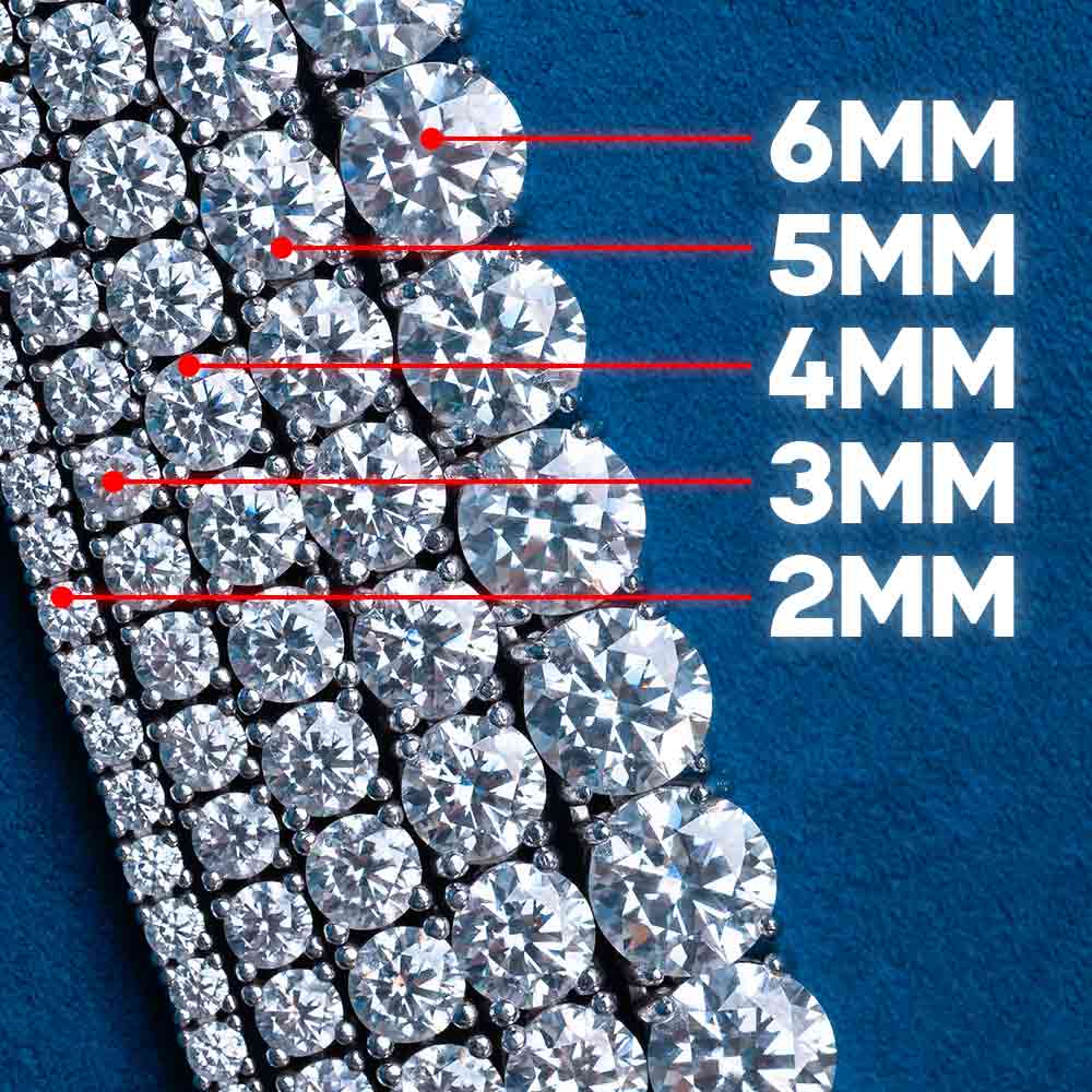 Moissanite Tennis Chain 14K Gold (ALL SIZES)、mySite、hinf8tx79
