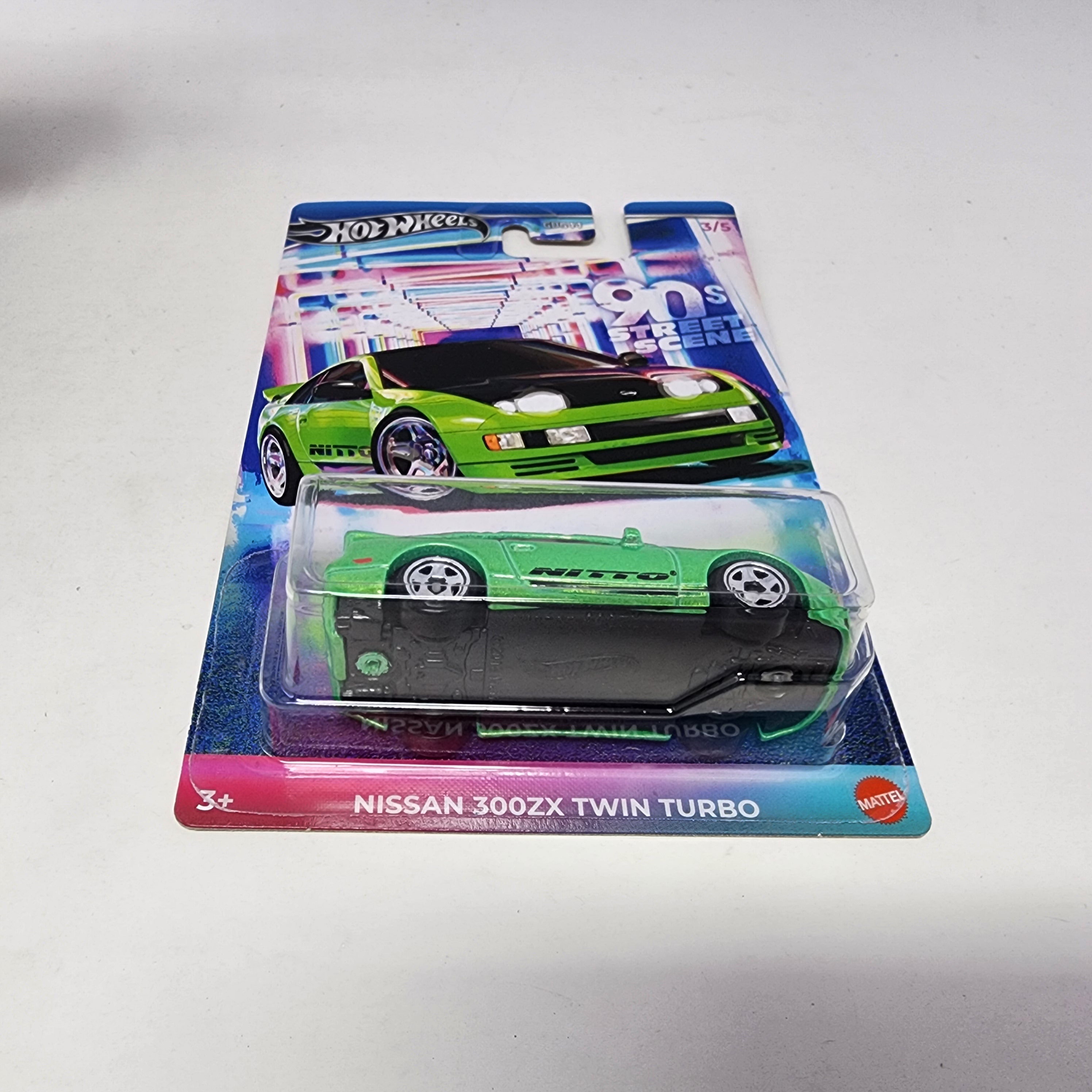 Nissan 300ZX Twin Turbo * Green * Hot Wheels 90s Street Scene、mySite、hgirdovlk