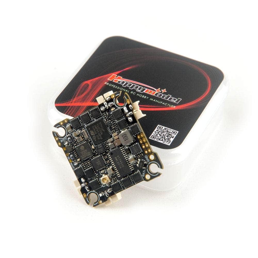  HappyModel CrazyF411 F4 2-4S Whoop/Toothpick AIO Flight Controller w/ 20A 8Bit 4in1 ESC - ELRS 2.4GHz (UART)、mySite、merchandisen