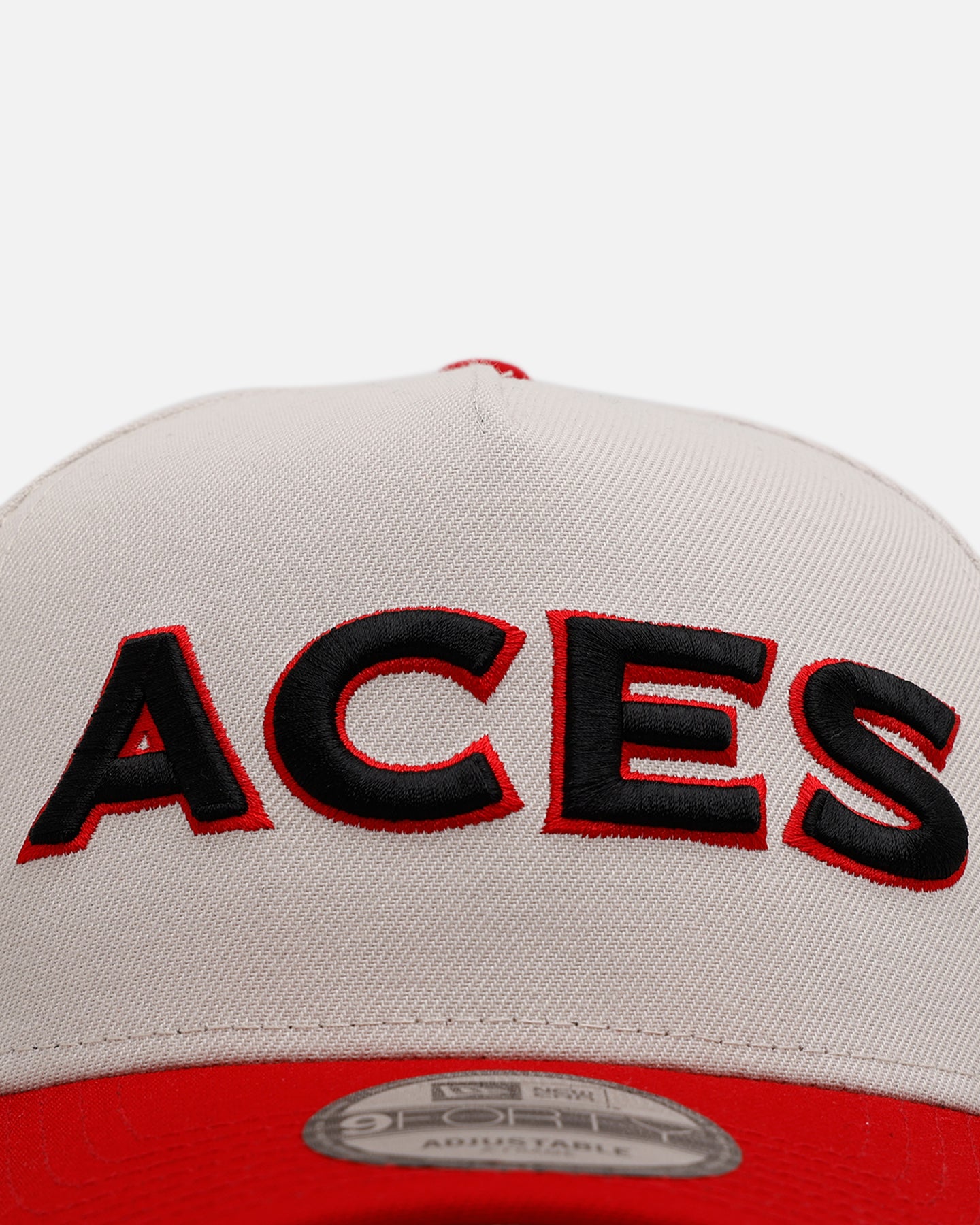 New Era Las Vegas Aces 'Aces' 9FORTY A-Frame Snapback Stone/Red、mySite、zt4zffjzw