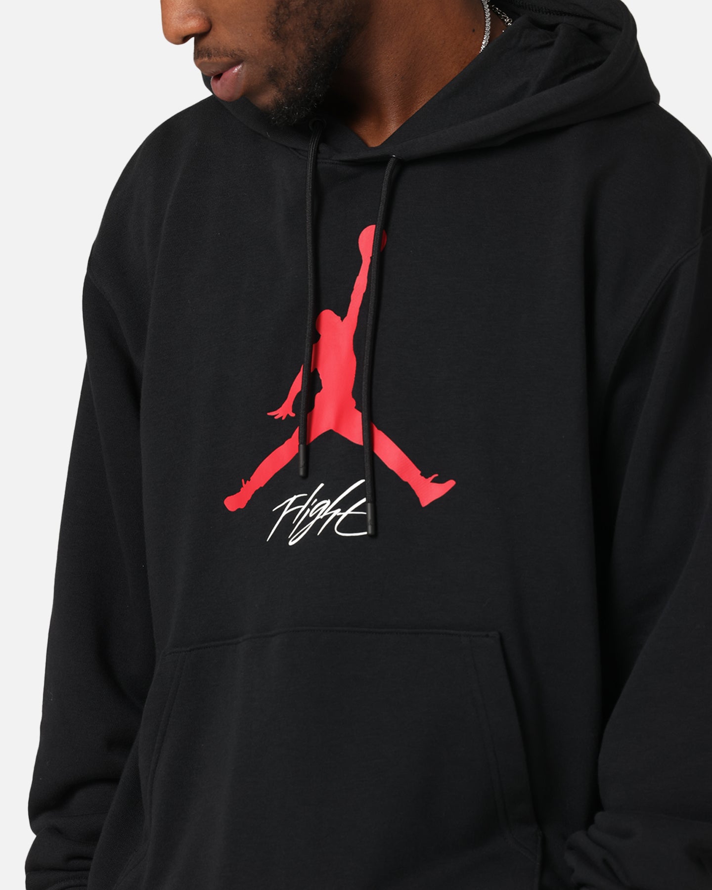 Jordan Essentials Loopback Fleece Pullover Hoodie Black/Red、mySite、zt4zffjzw