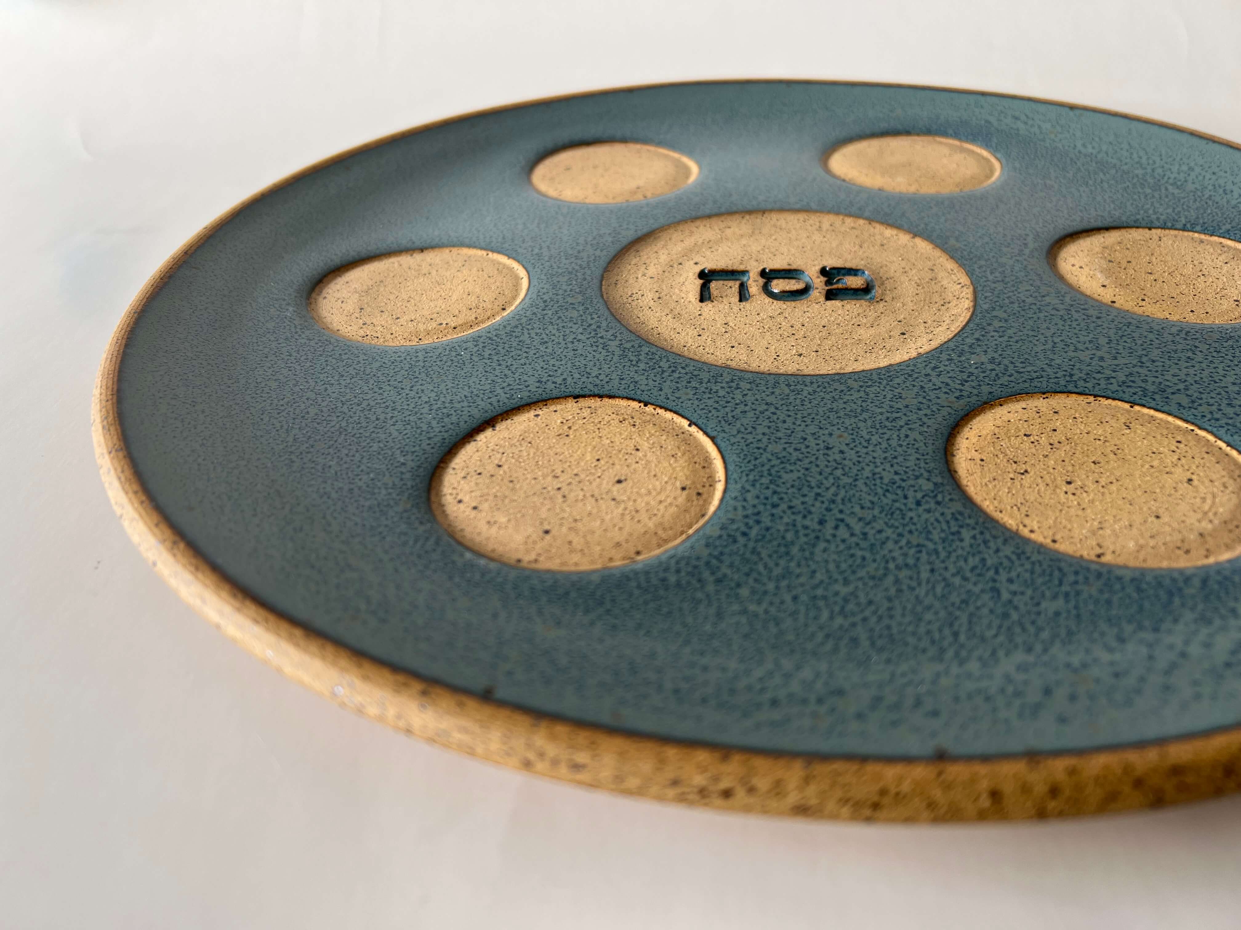 The Seder Plate by Rachael Pots - Dark Blue、mySite、topwebapps