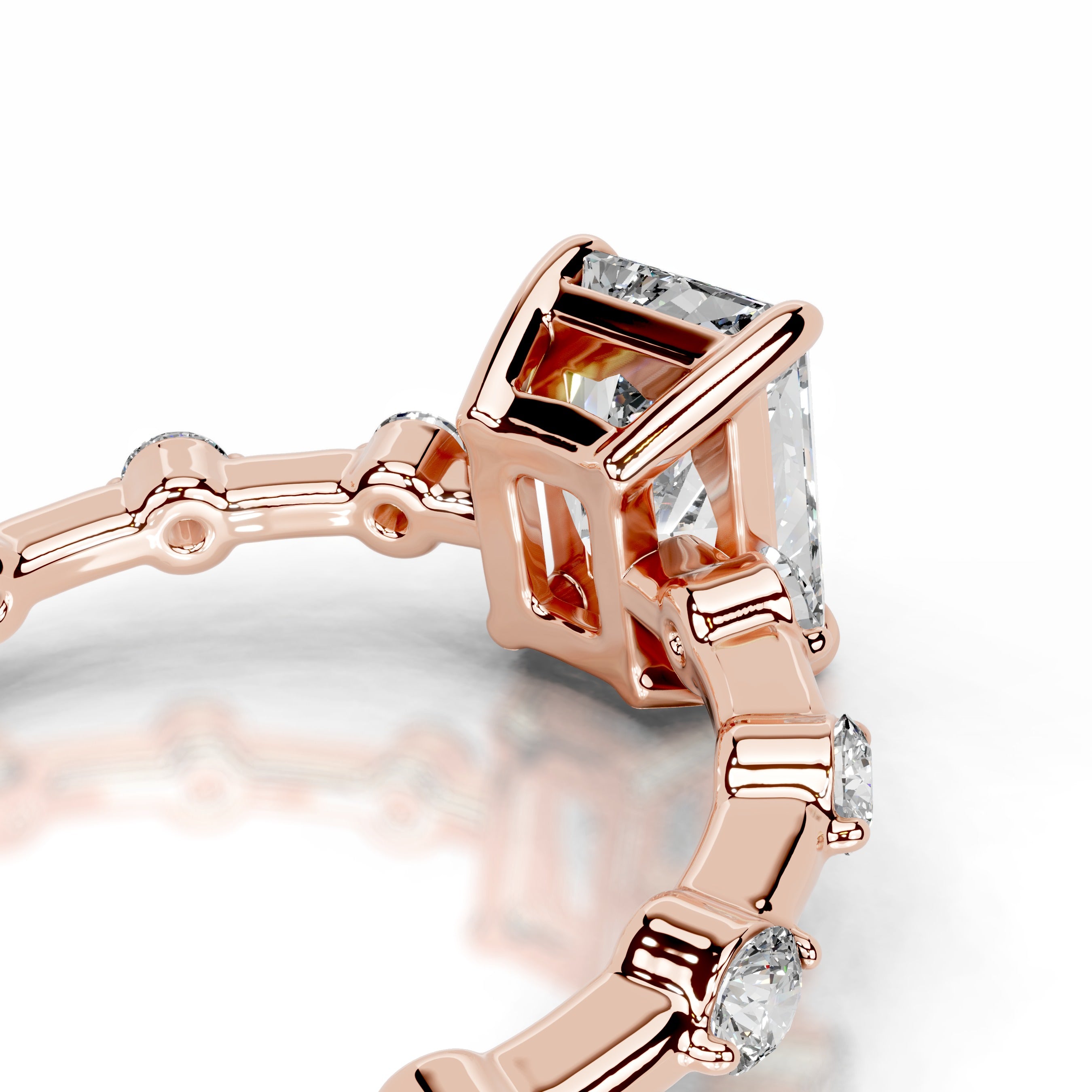 Ksenia Lab Grown Diamond Ring - 14K Rose Gold、mySite、hinf8tx79