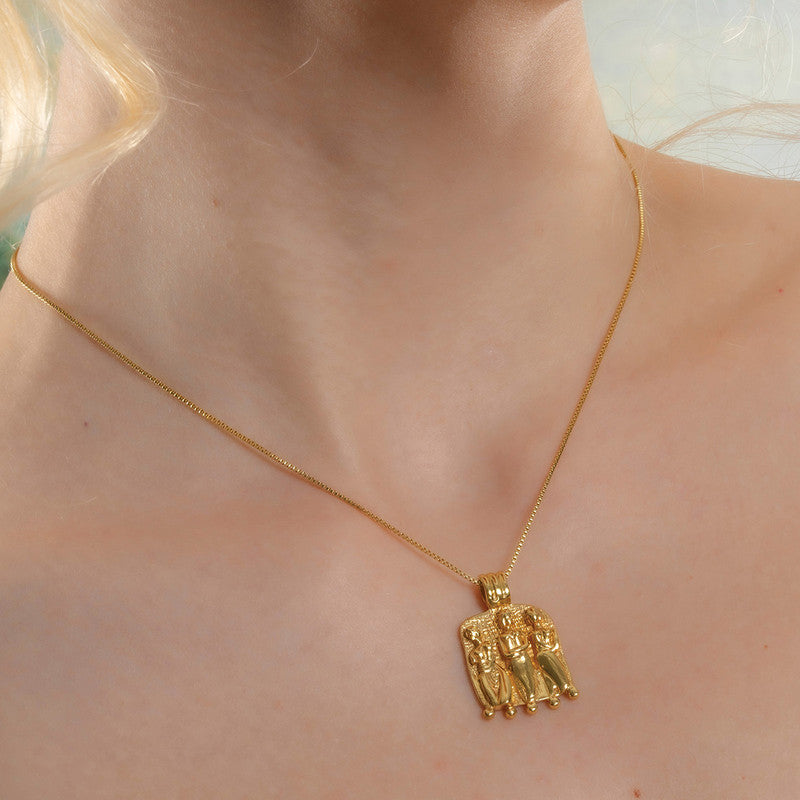 Goddess Charm Necklace | 14K Gold Plated、mySite、camillekostekn