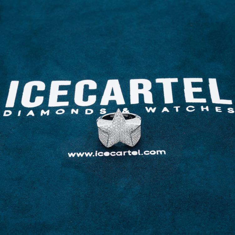 Moissanite Star Ring 14K Gold、mySite、hinf8tx79