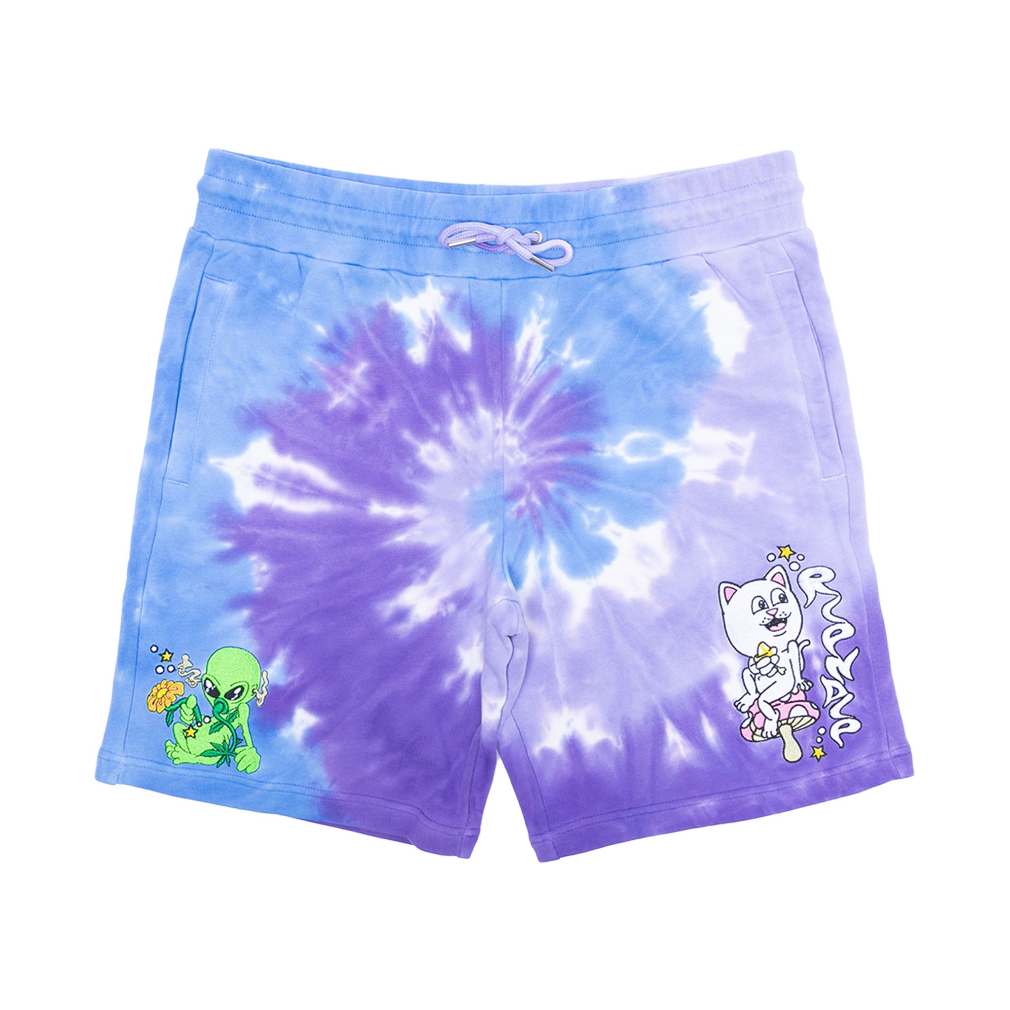  Friday Jr Sweatshorts (Purple/Lilac Spiral Dye)、mySite、merchandisen