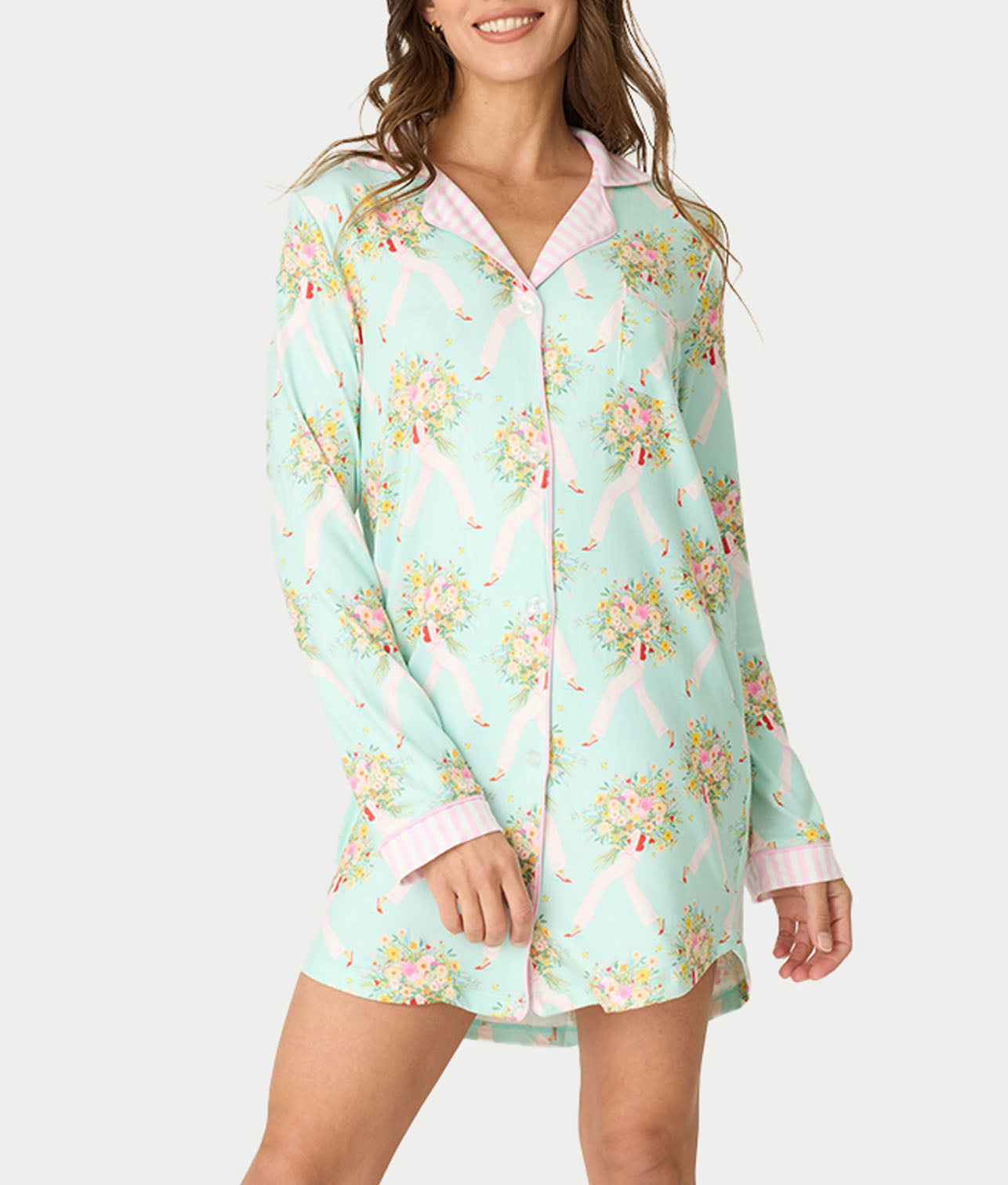 Adrian Valencia Knit Sleep Shirt、mySite、bengalsvssteelers