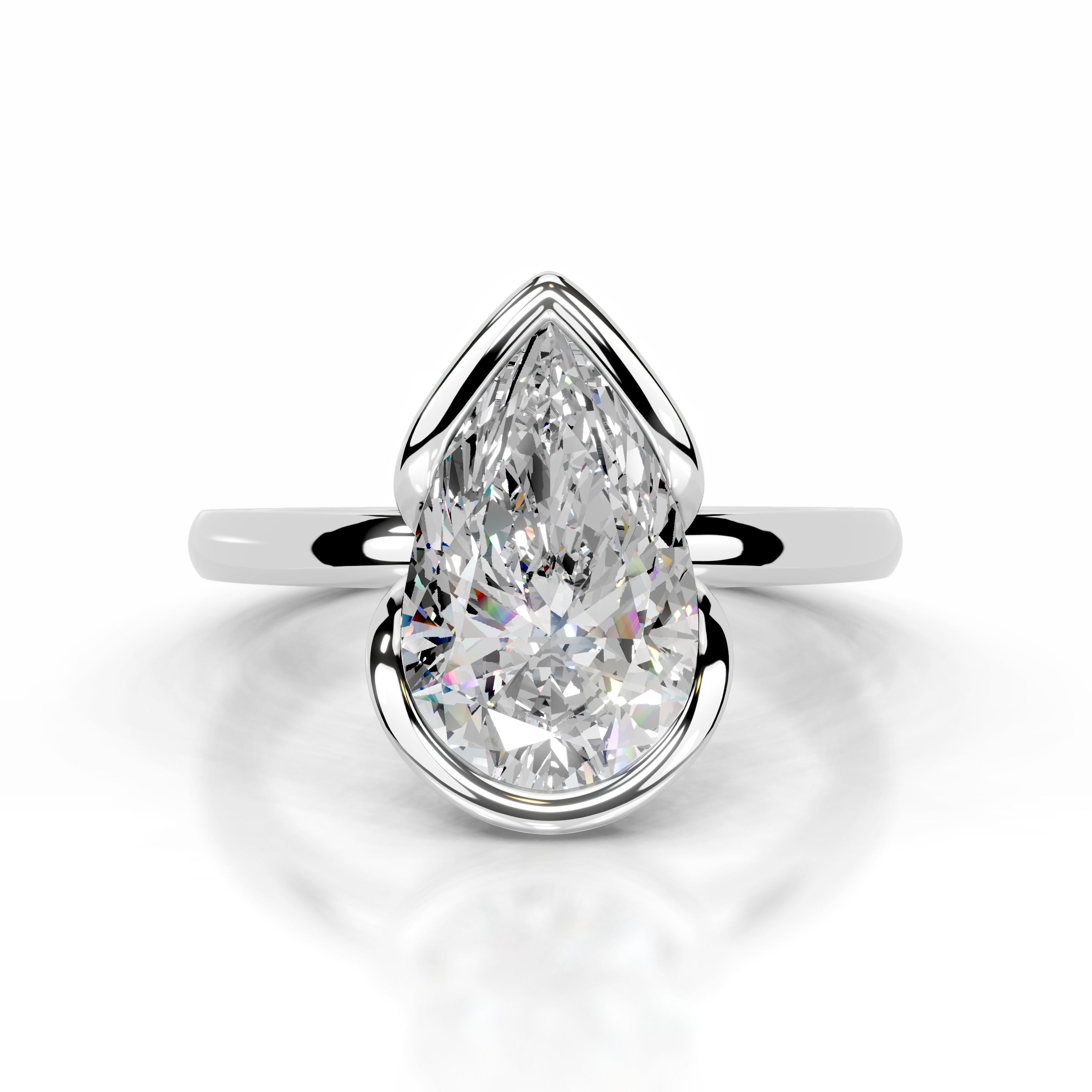 Thor Moissanite & Diamond Ring - 18K White Gold、mySite、hinf8tx79