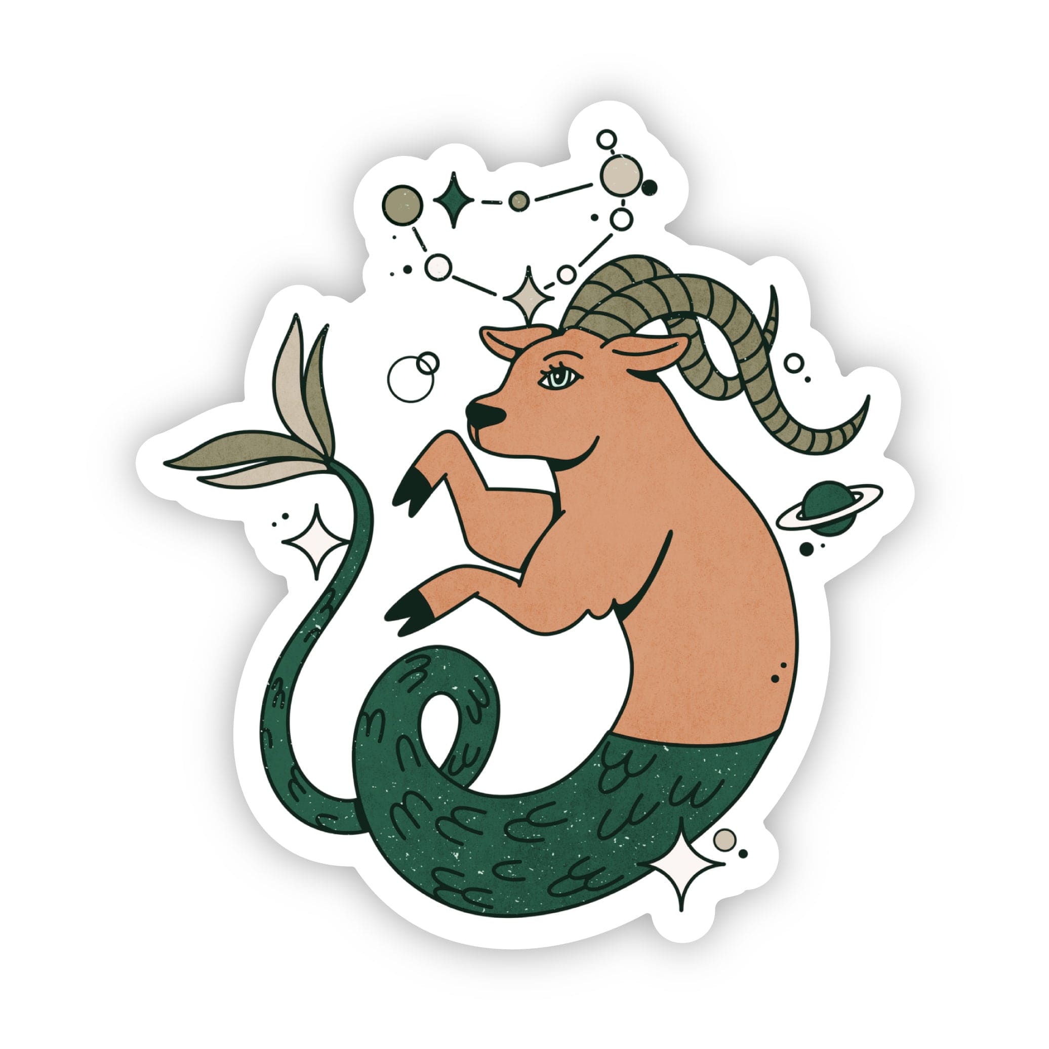  Capricorn Astrology Symbol Sticker、mySite、elrpsem3k