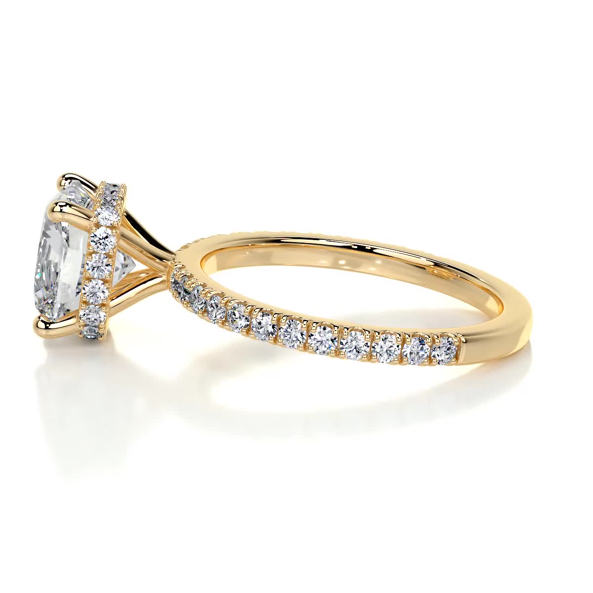 Madeline Diamond Engagement Ring -18K Yellow Gold、mySite、hinf8tx79