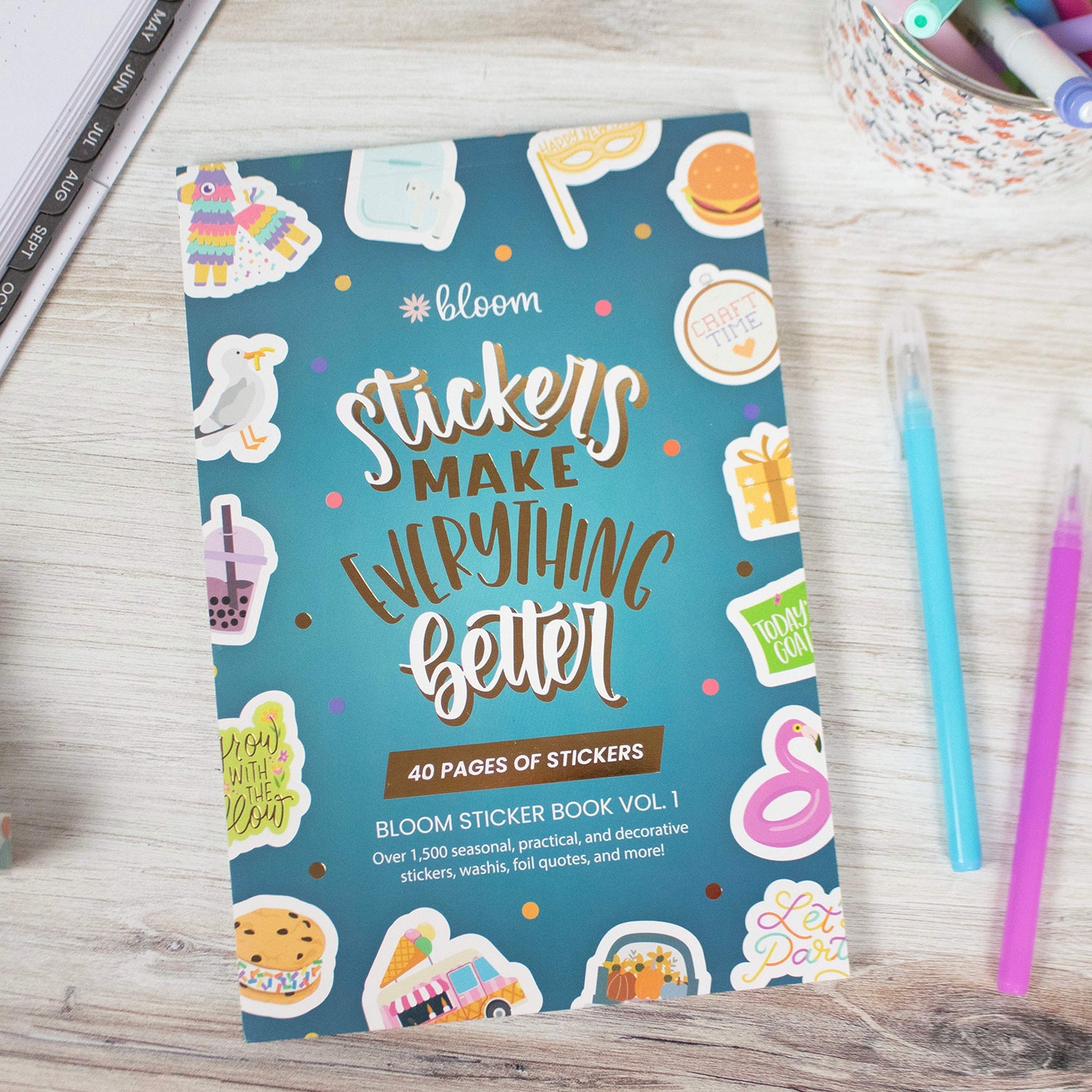  Stickers Make Everything Better Sticker Book、mySite、ghnorth